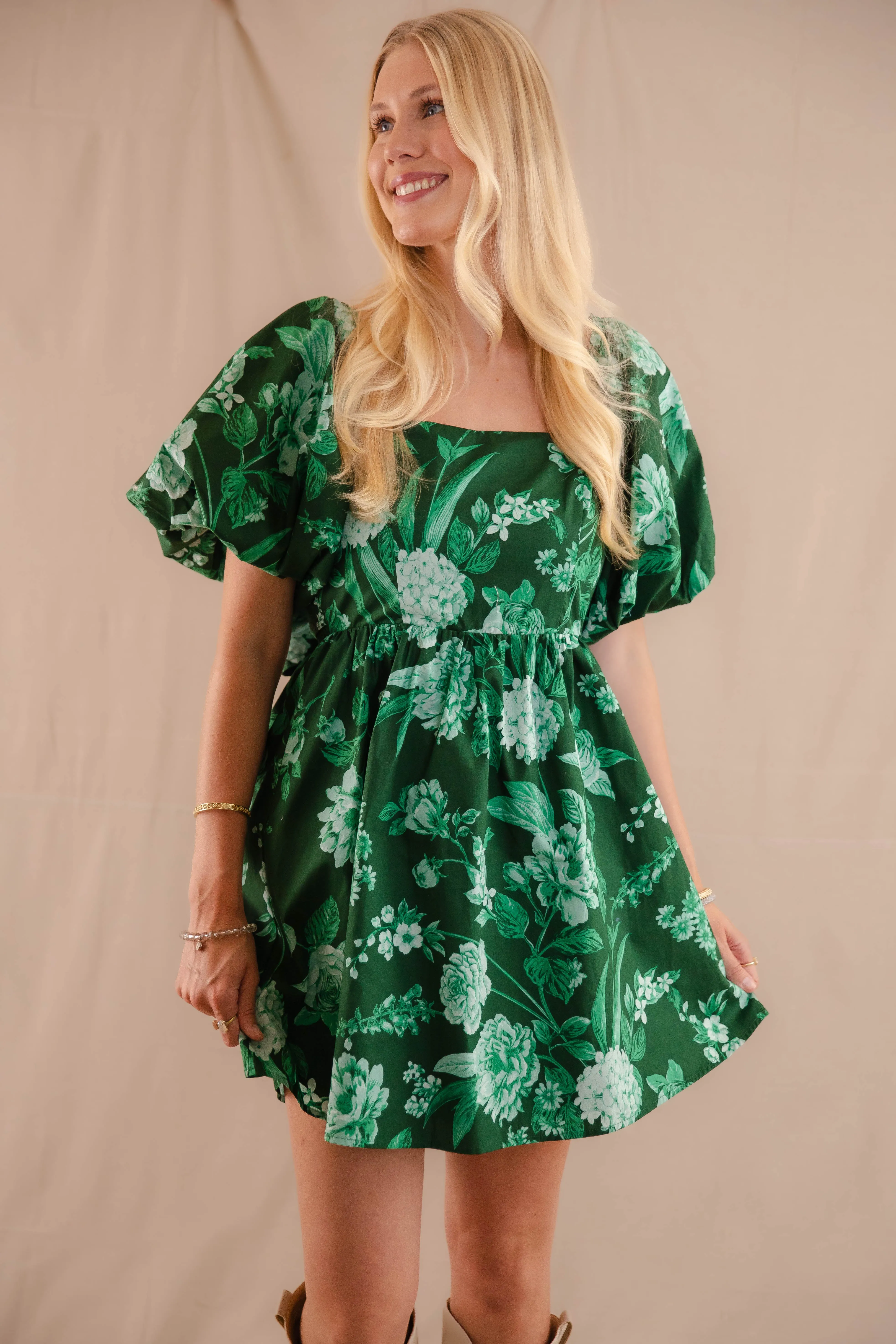 Pleated-Skirt Celebrate Yourself Dress