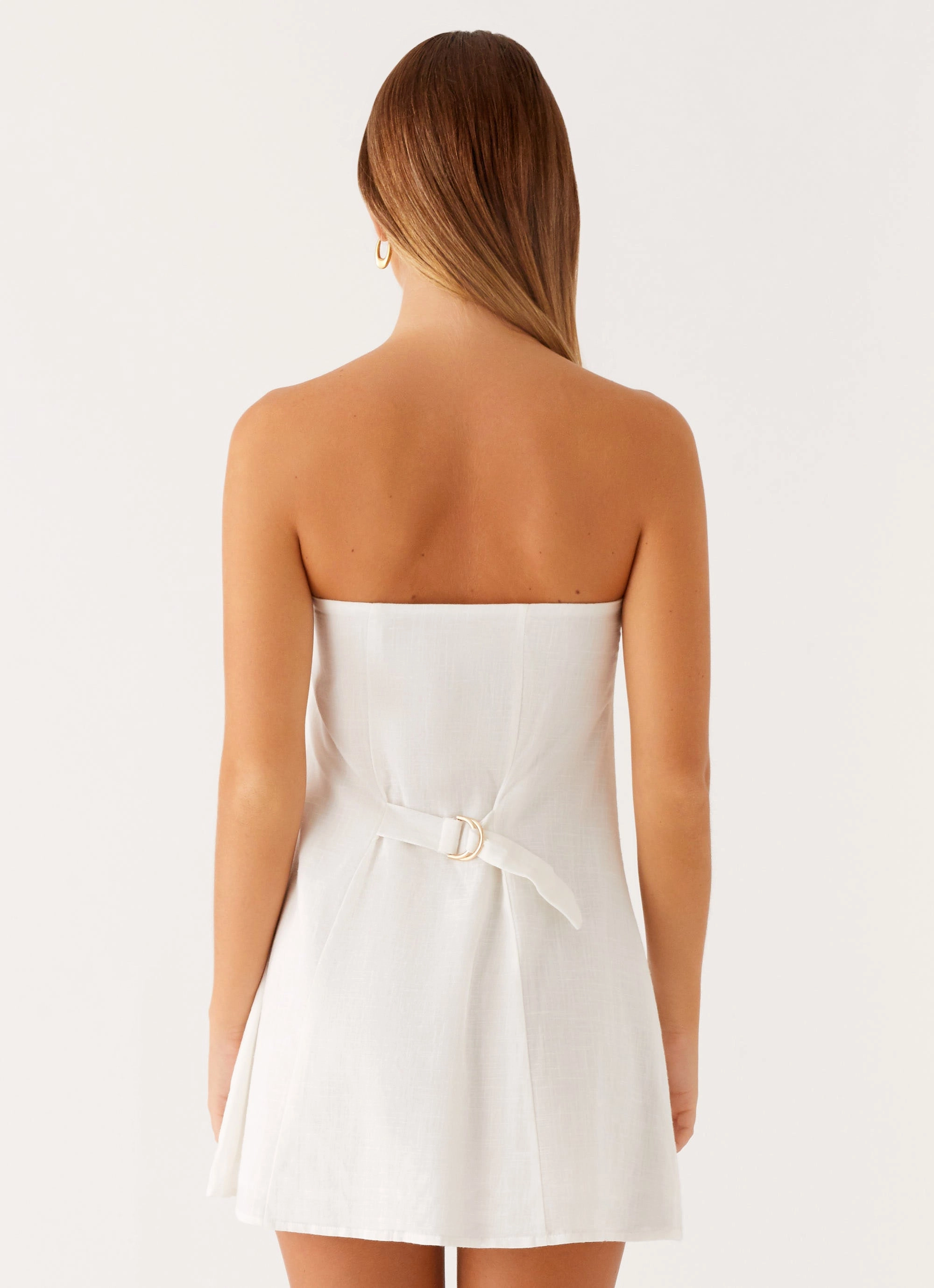 Light Blend Hazel Mini Dress - White