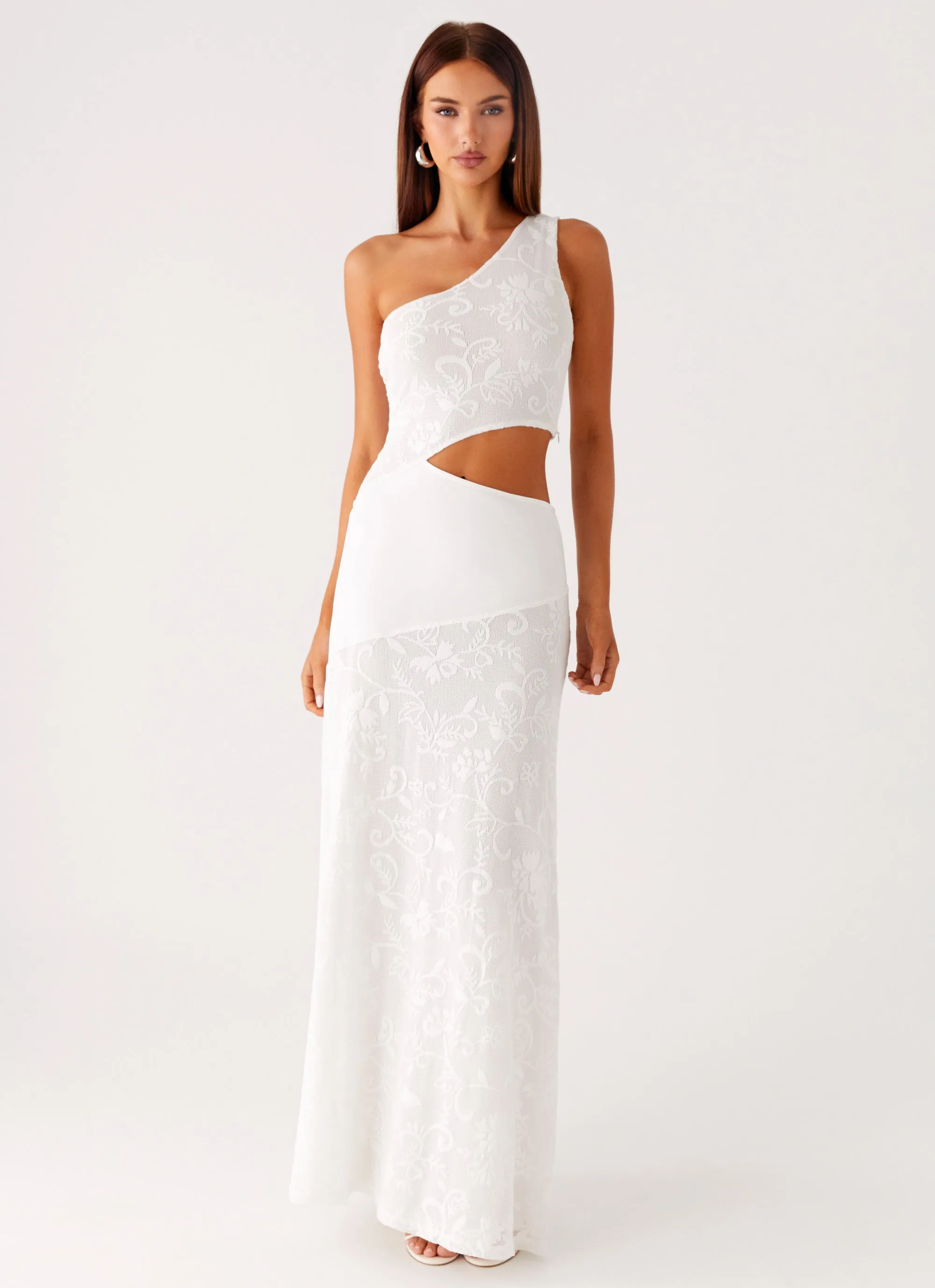Boho Mood Fresh Combo More Than Maybe Maxi Dress - White