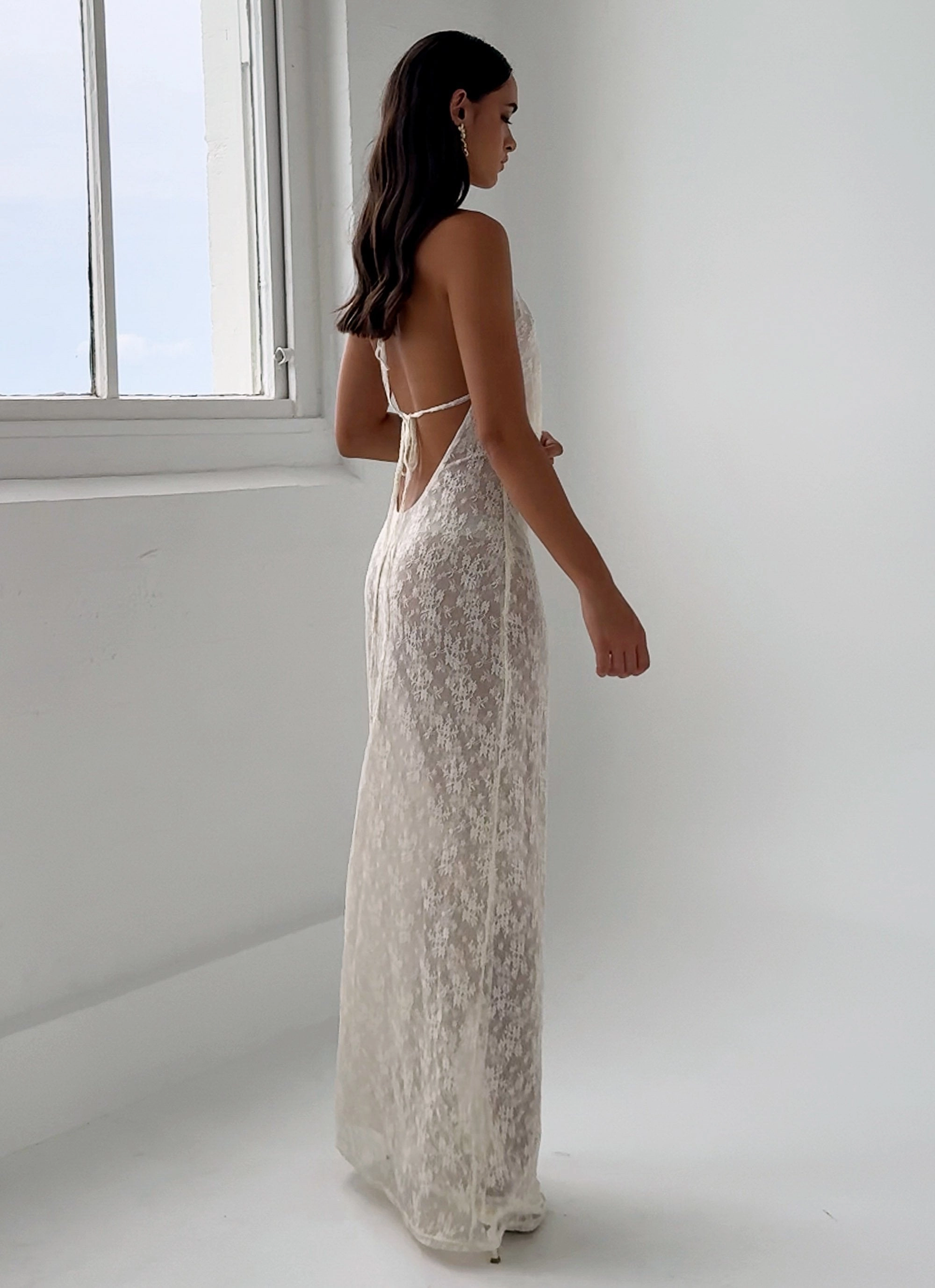 Champagne Coastline Maxi Dress - Ivory french chic Sharp Style