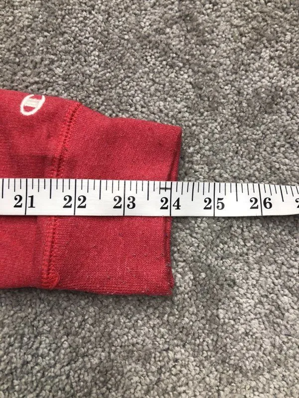 Champion Sweatshirt Women Medium Red Pullover Sweater Denali Cowl Neck Authentic