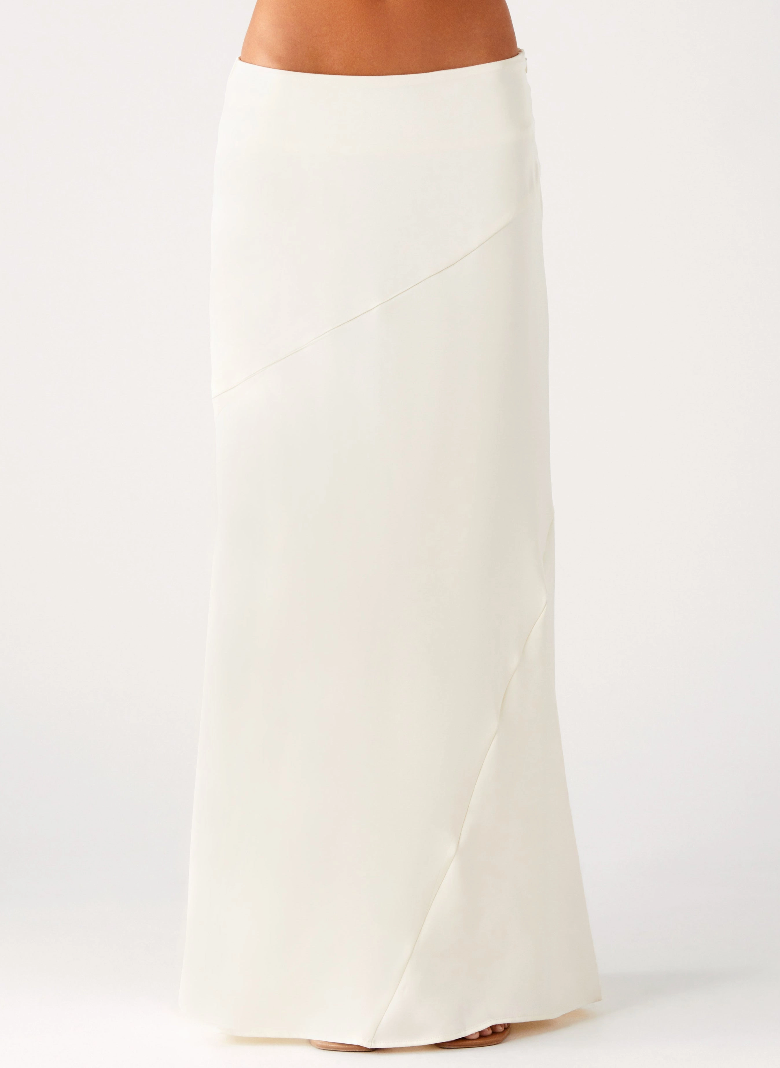Chandra Maxi Skirt - Ivory RuggedDurability Ultra Soft Texture