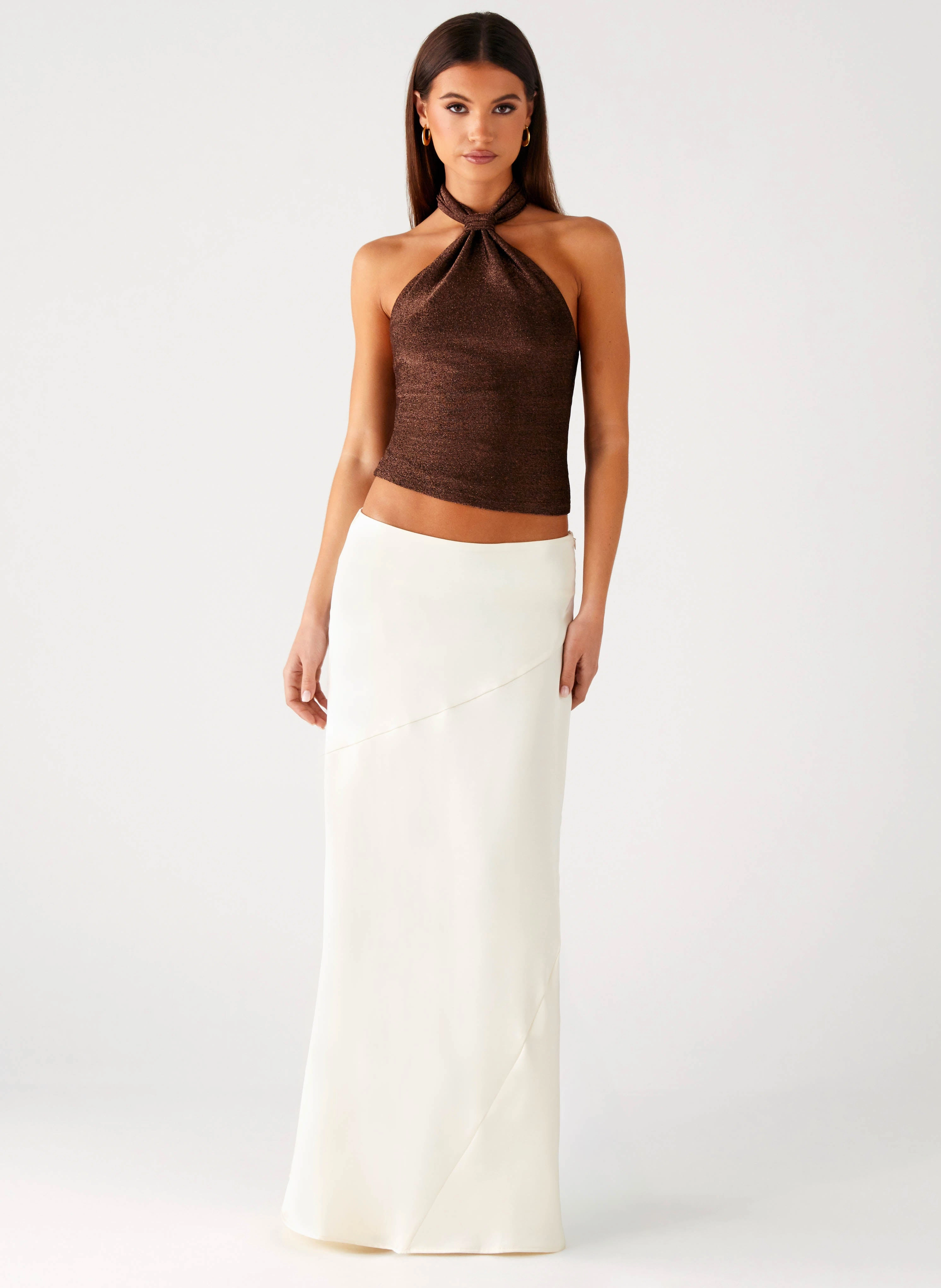 Chandra Maxi Skirt - Ivory Layer Ready