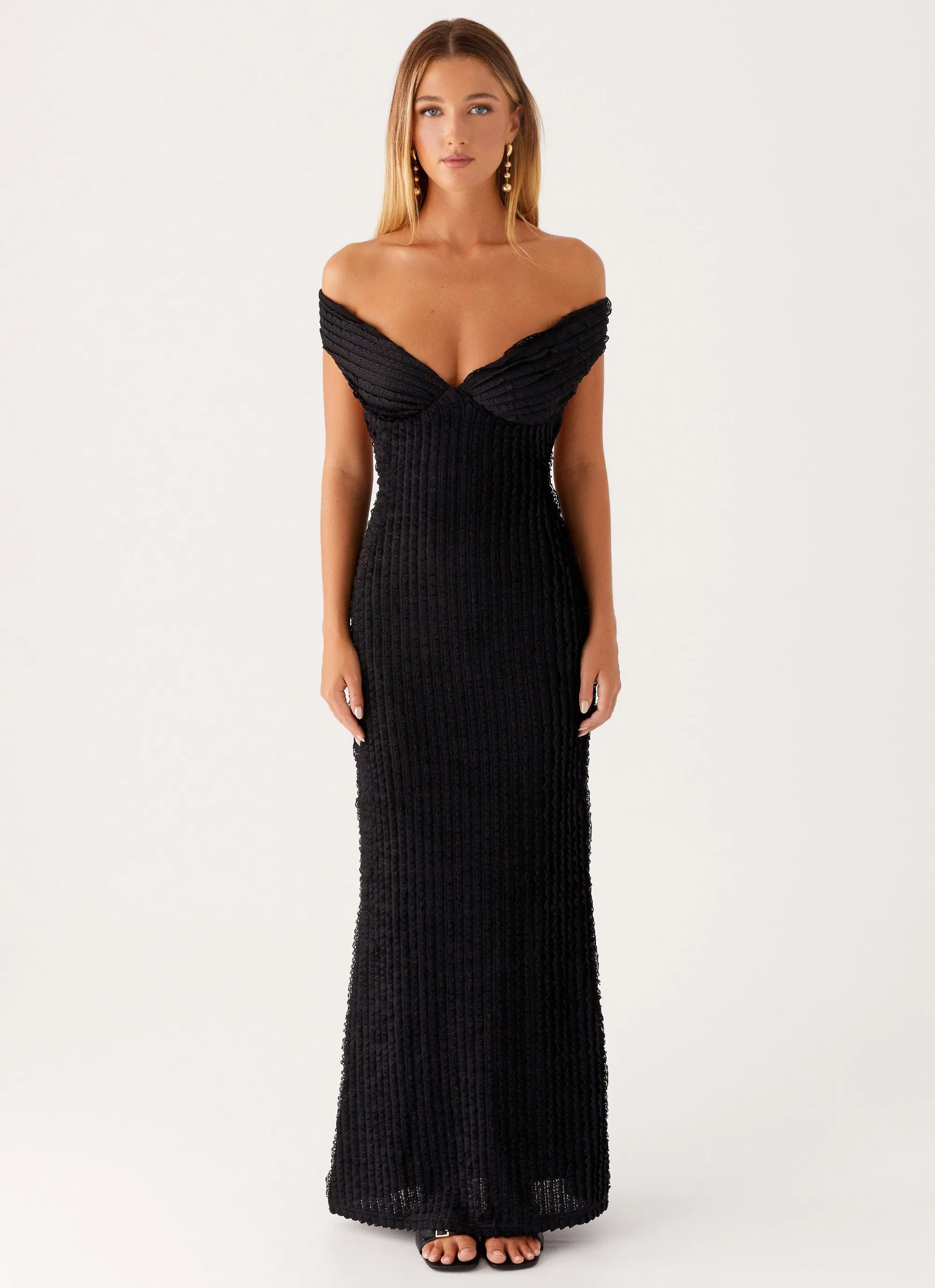 Festival Mood Chantelle Maxi Dress - Black