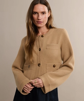 Poly Blend Functional Fit Charlotte Cardigan