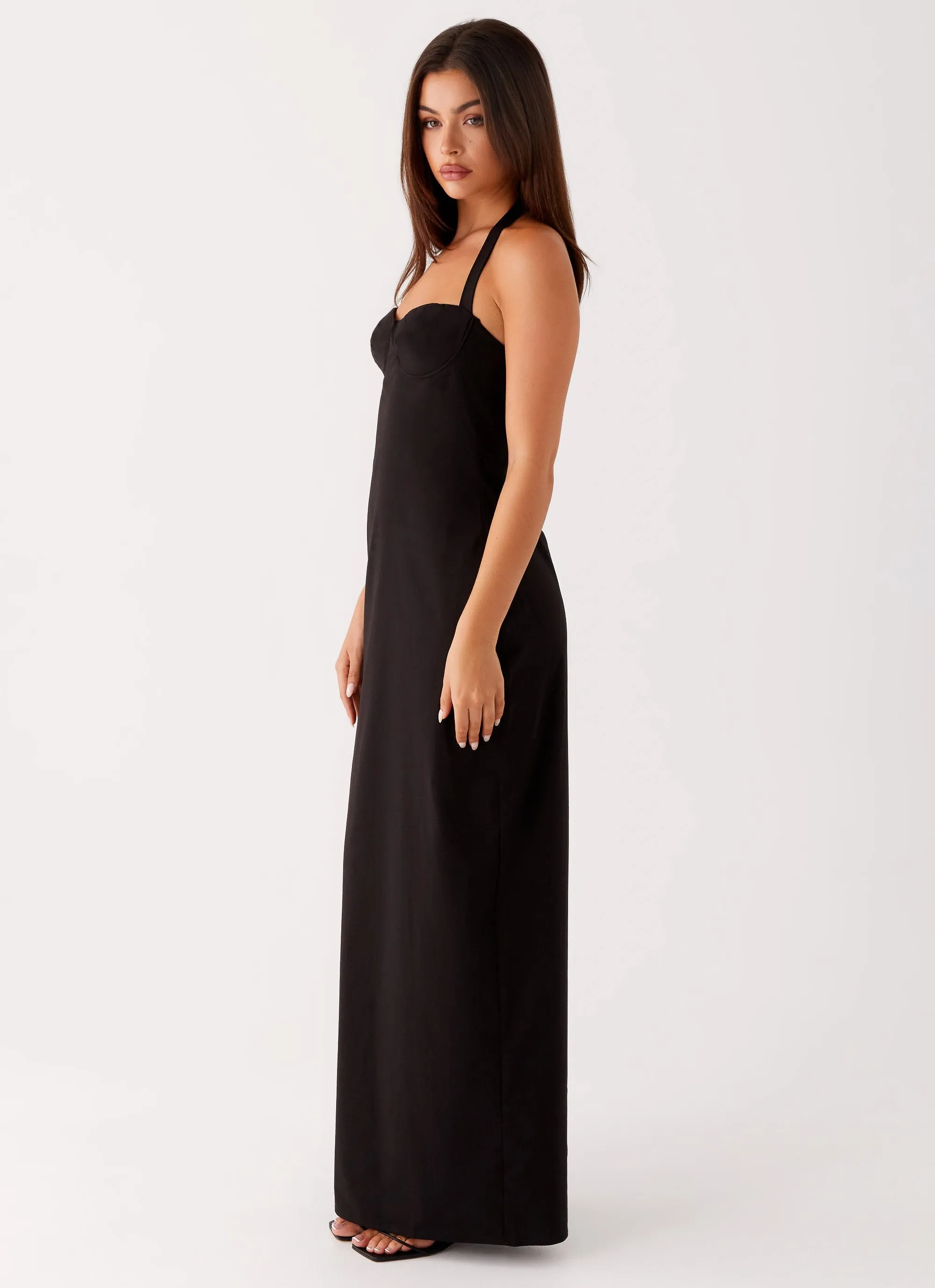 Formal Outfit Cool Touch Cheryl Maxi Dress - Black