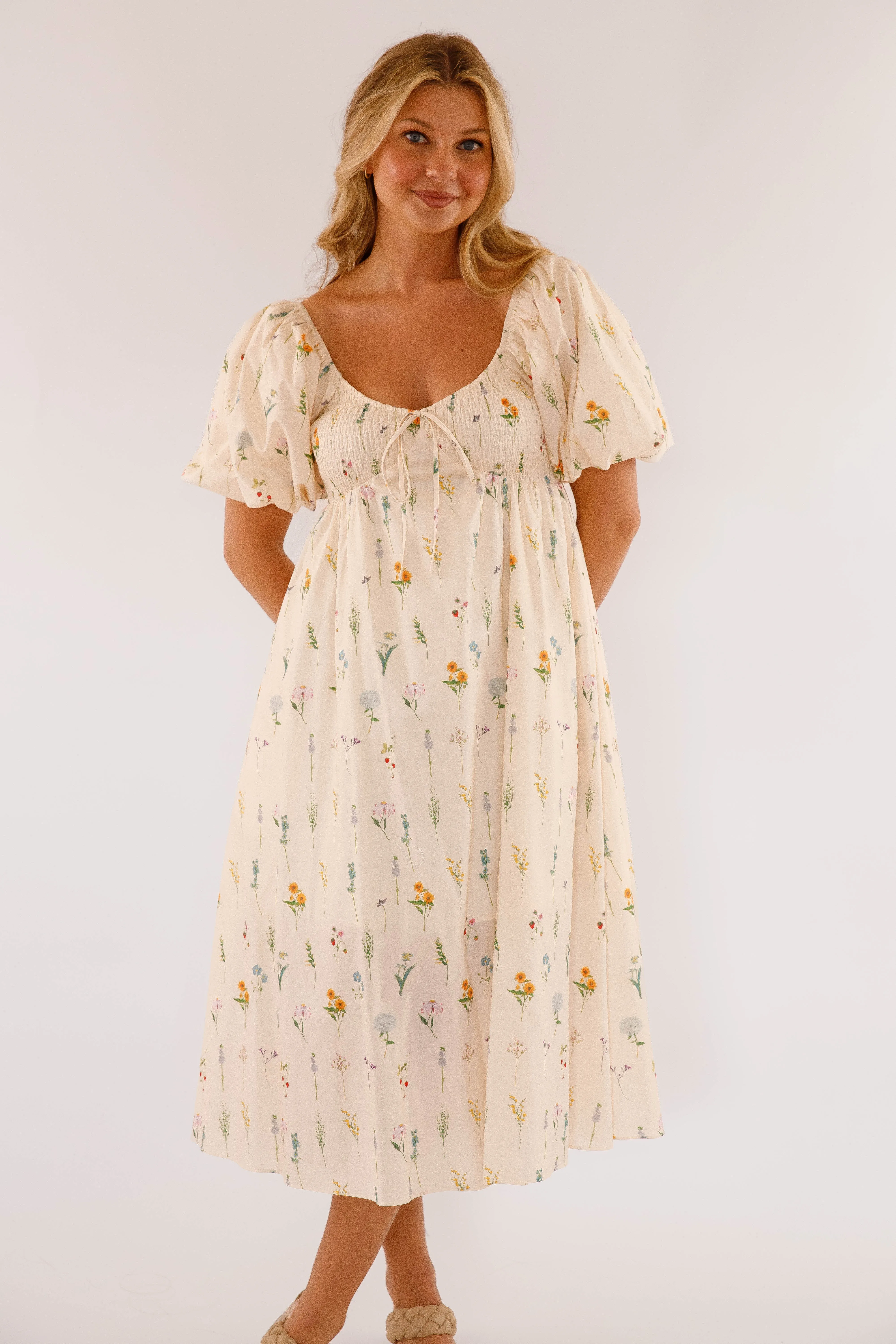 Monochrome Mood Heavenly Energy Midi Dress
