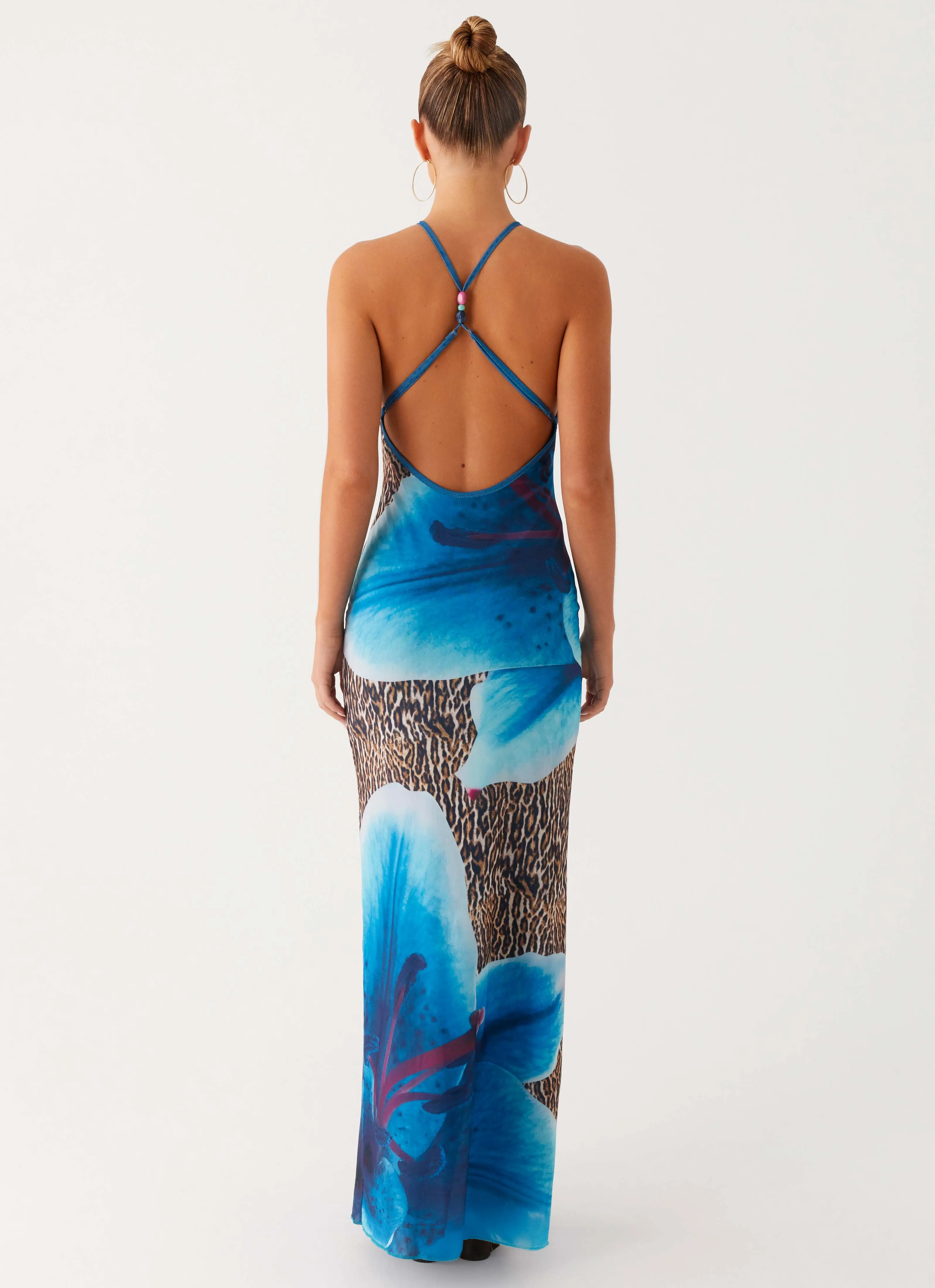 urban vibe Sandy Siren Maxi Dress - Cheetah Floral