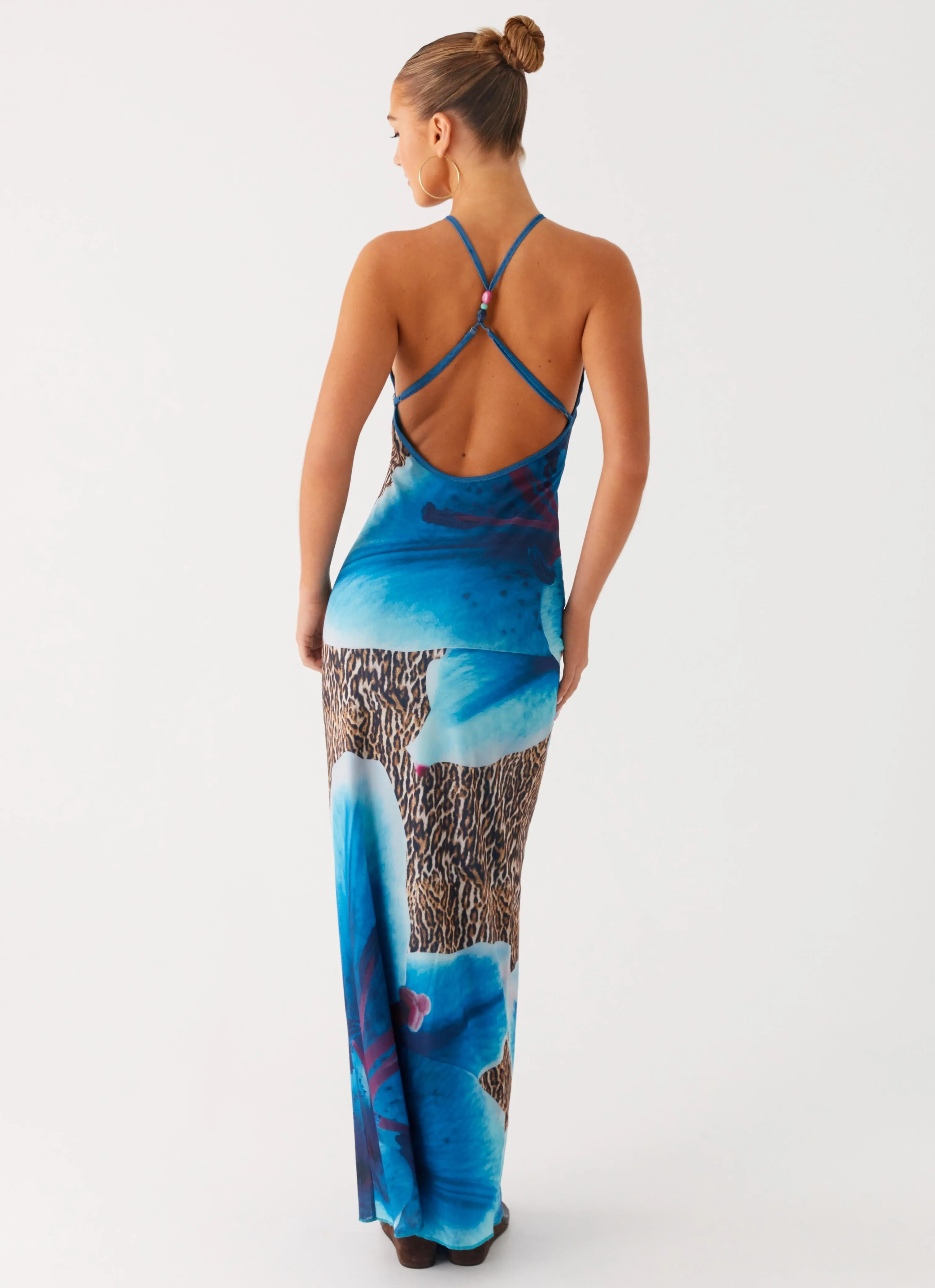 Trend Appeal Trend Fit Sandy Siren Maxi Dress - Cheetah Floral