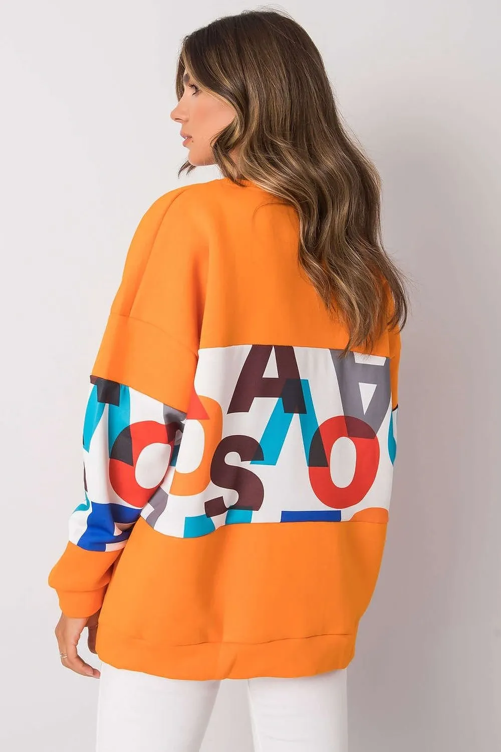 Chic Cotton Blend Women's Casual Pullover Sweatshirt