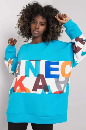 Chic Cotton Blend Women's Casual Pullover Sweatshirt