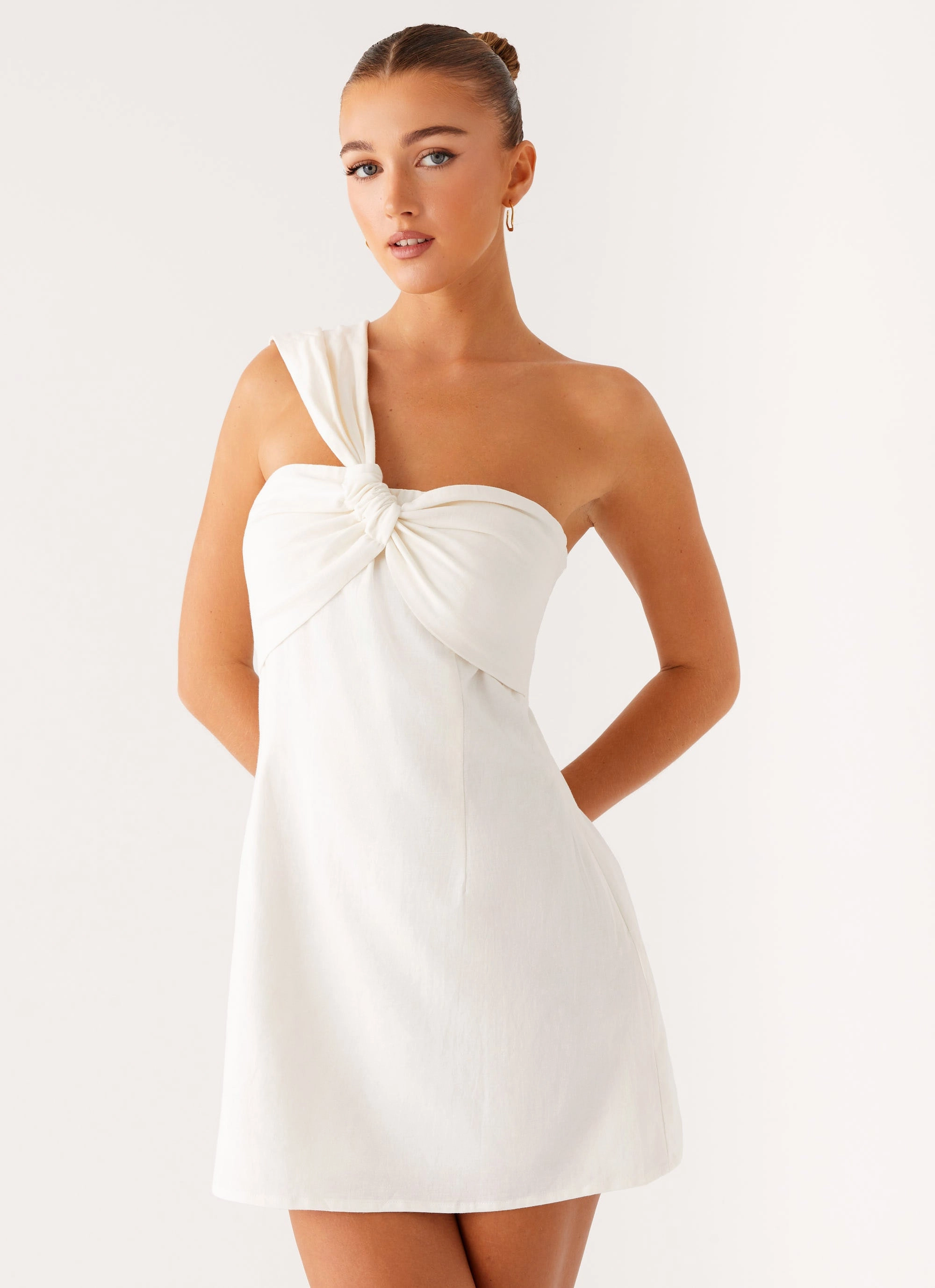 Light Fabric Kameron Mini Dress - White