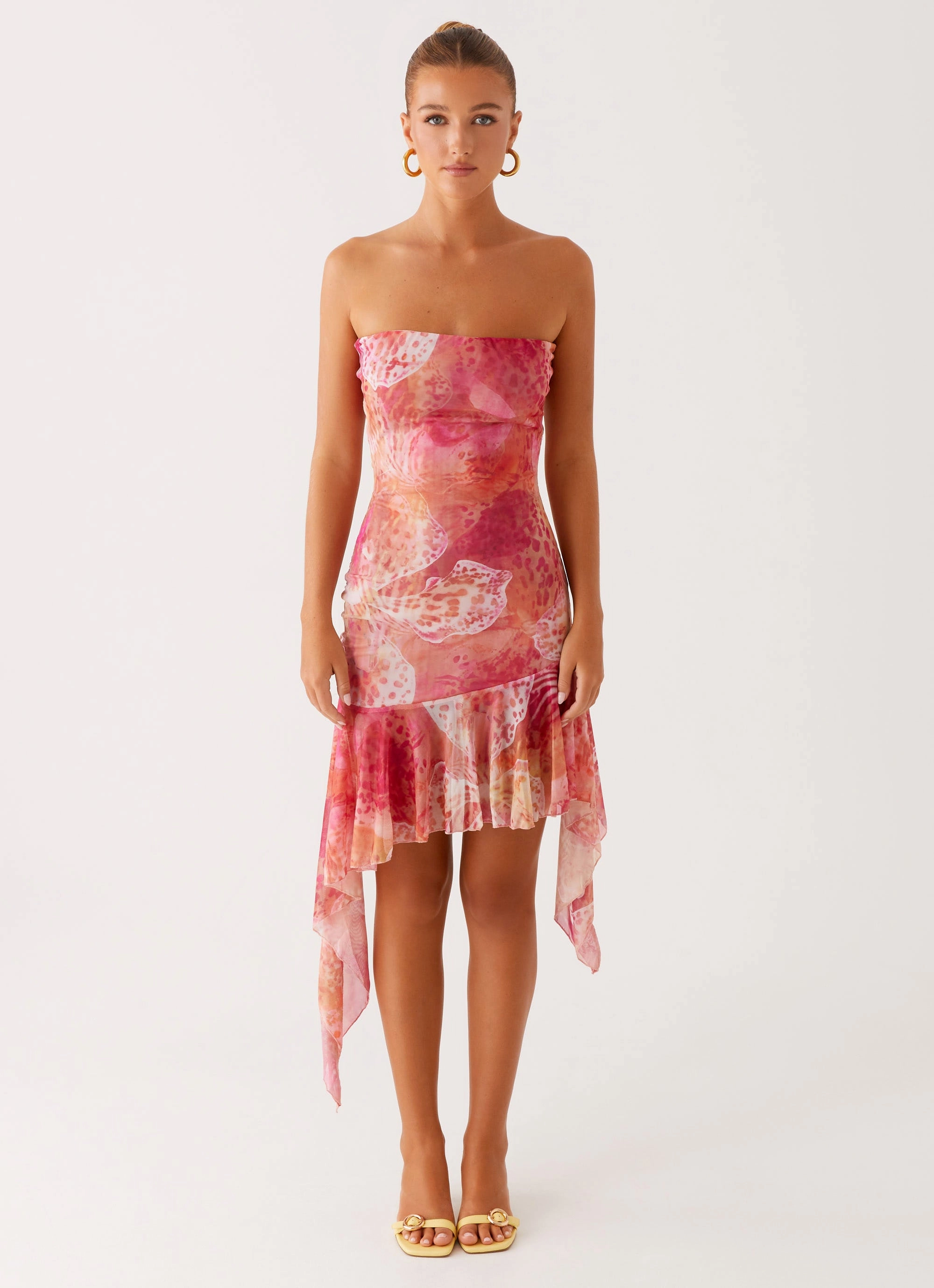 Soft Balance Brooks Mini Dress - Flamingo Fling