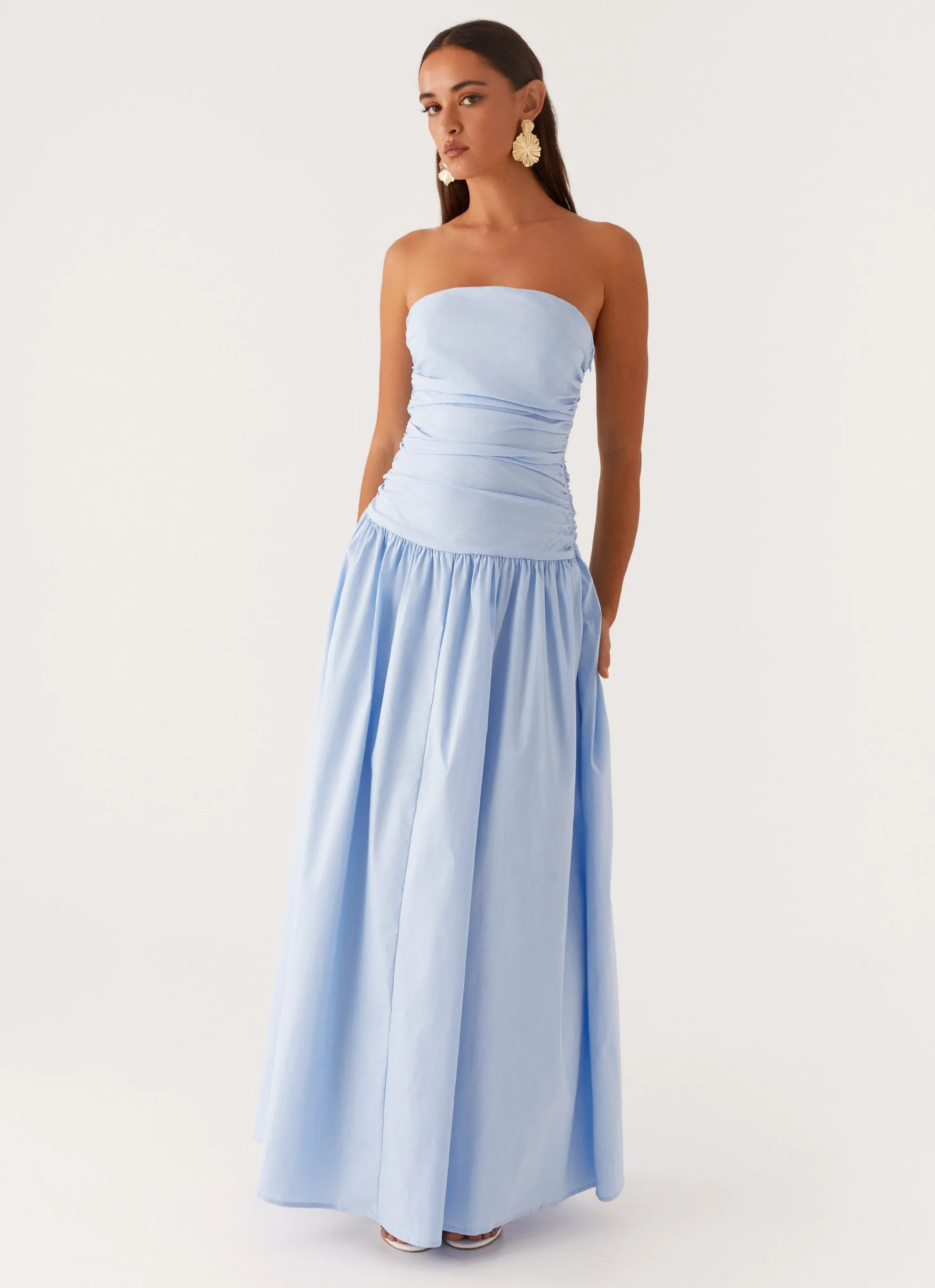 Carmel Maxi Dress - Blue Stylish Appeal