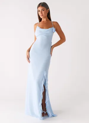 Dreamy Motion First Class Maxi Dress - Blue