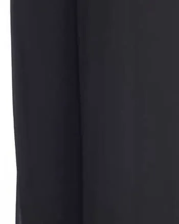 Chiffon Wide Leg Pant in Black | Black