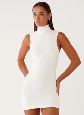 Noble Glow Cece Mini Dress - Ivory
