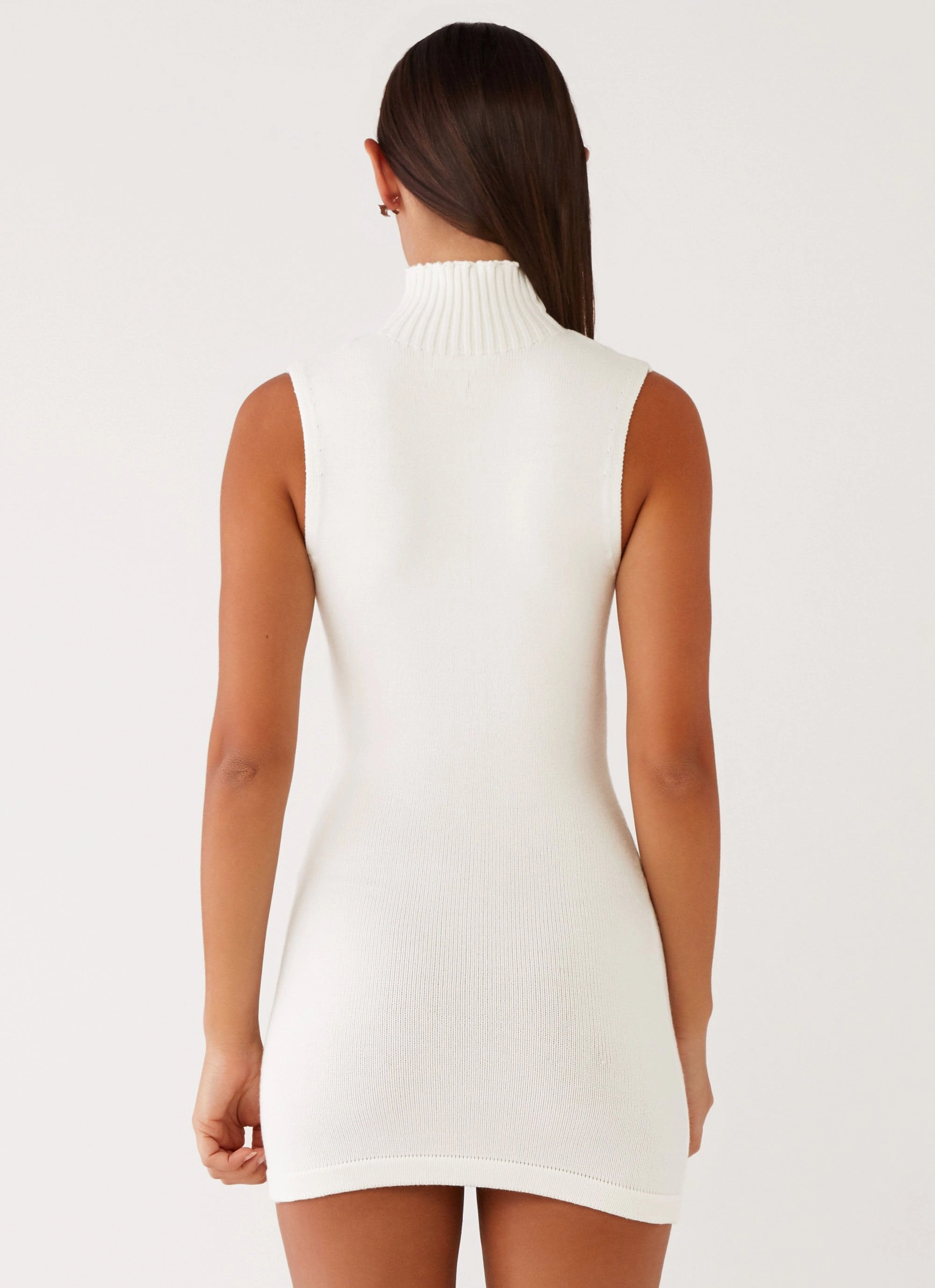 Cece Mini Dress - Ivory Trend Focused
