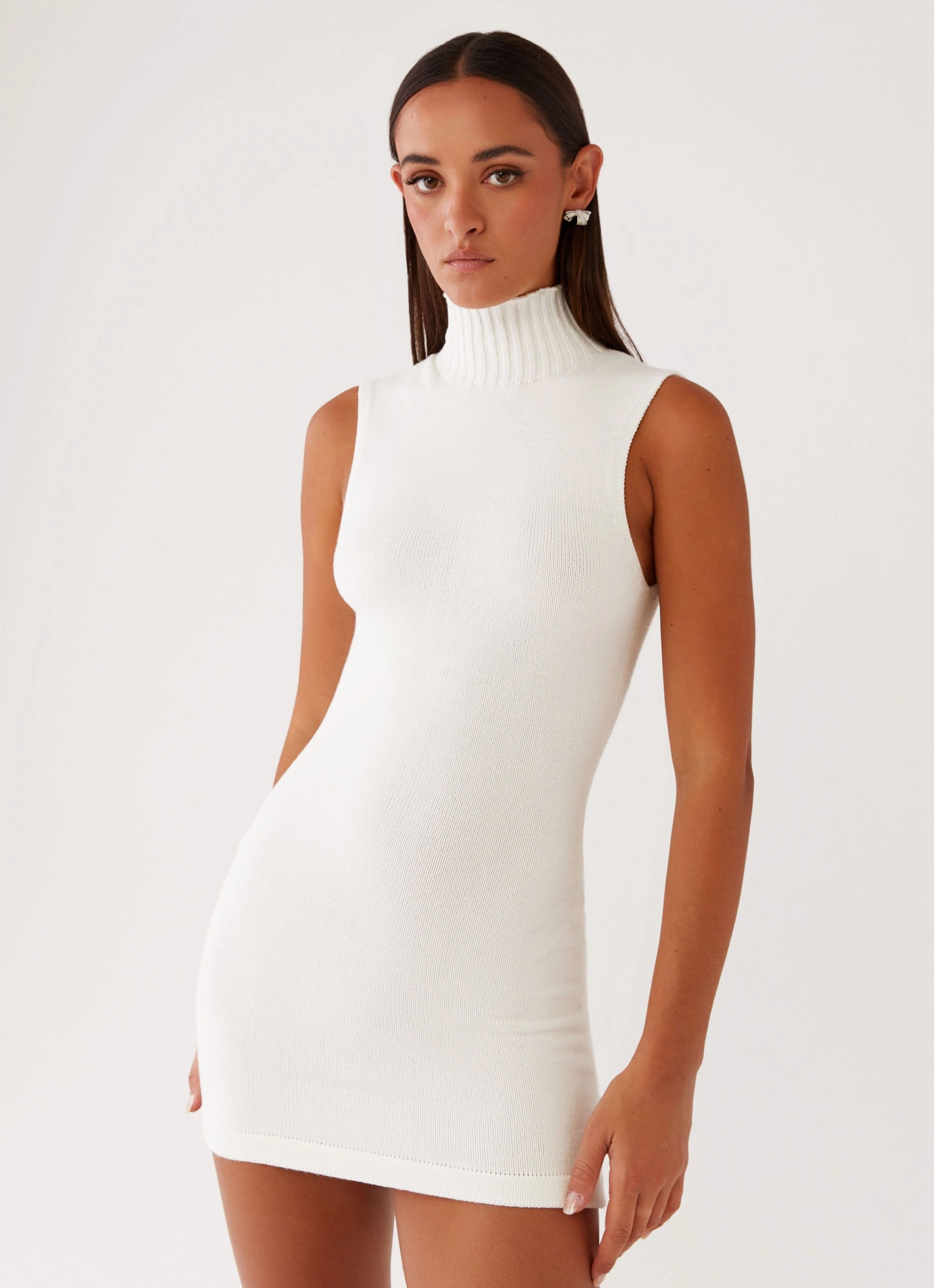Simple Shape Cece Mini Dress - Ivory
