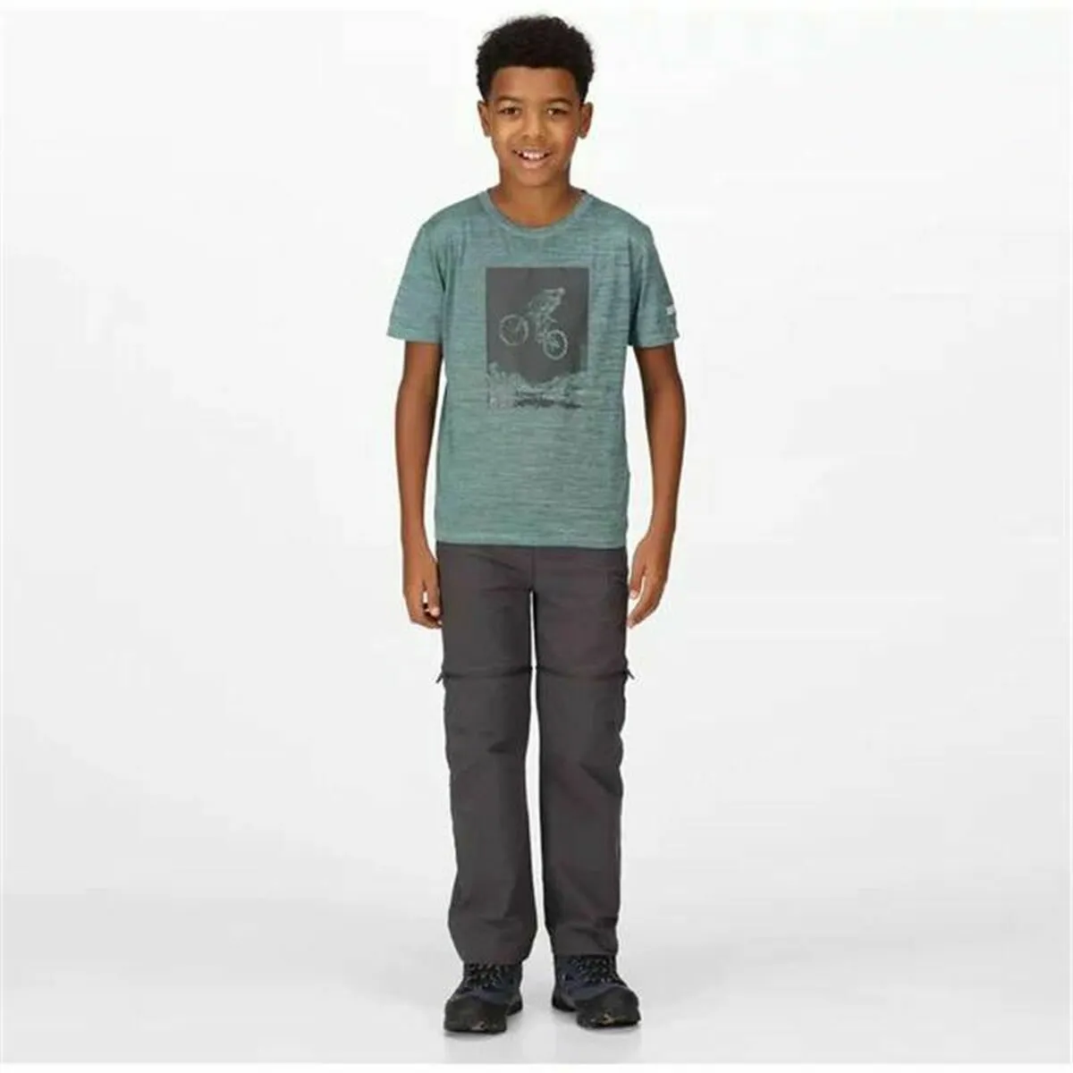 Children’s Short Sleeve T-Shirt Regatta Alvarado VII Ivymossmarl Blue