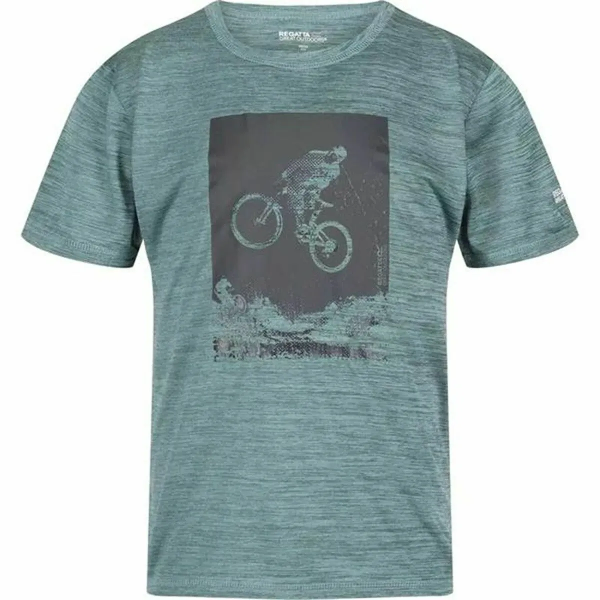 Children’s Short Sleeve T-Shirt Regatta Alvarado VII Ivymossmarl Blue