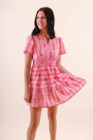 Wrapped With A Bow Dress BreathableLining
