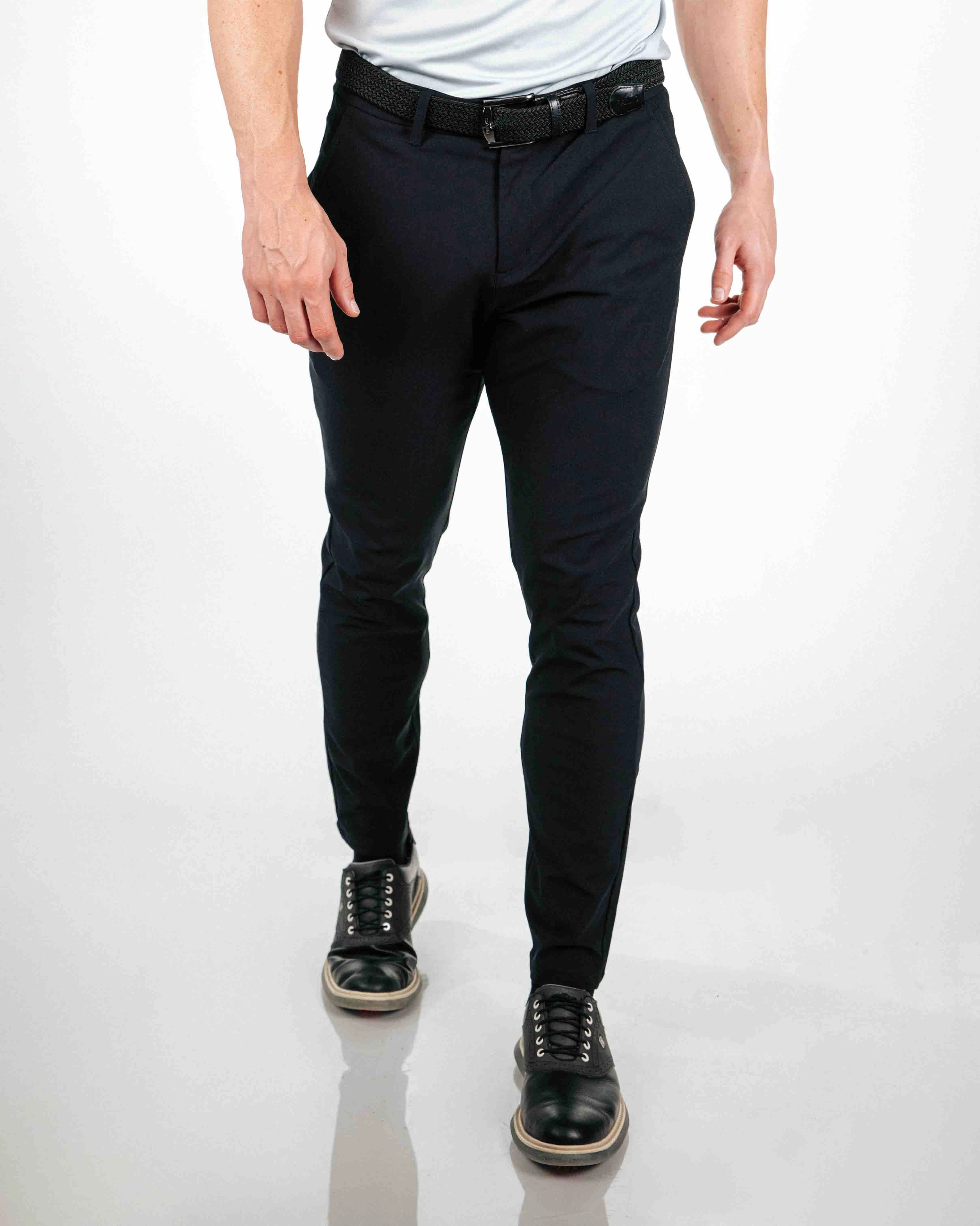 Black Traditional Pants Windproof coating