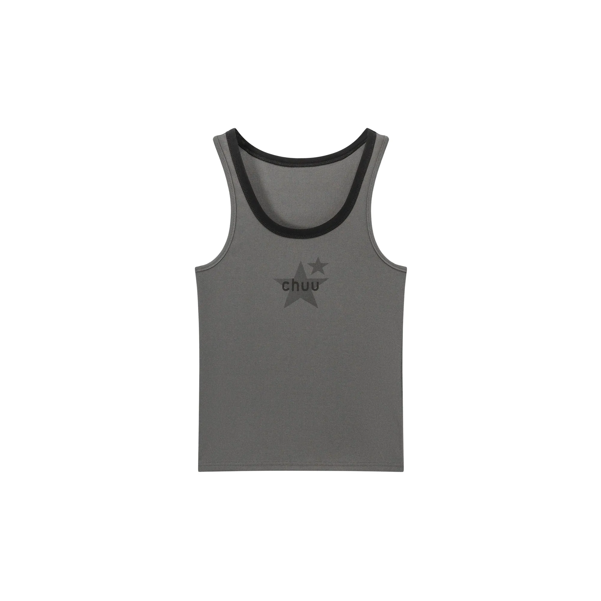 Chuu Star Center Basic Sleeveless T-Shirt