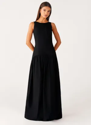 Layer Base Morena Maxi Dress - Black