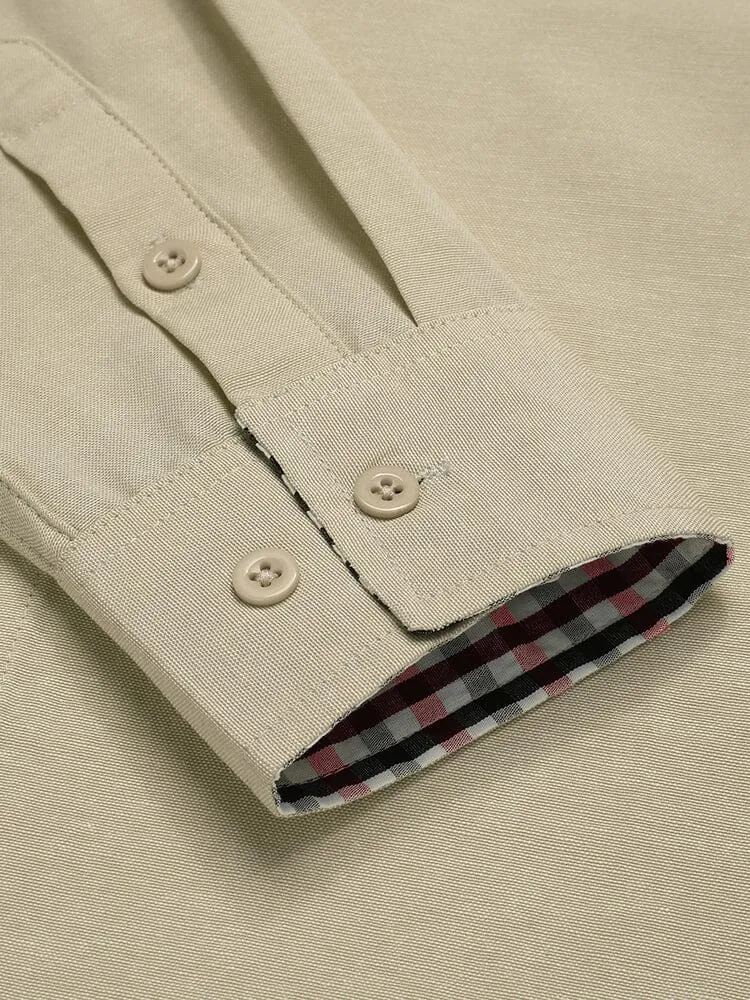 Classic Casual Plaid Splicing Shirt (US Only)