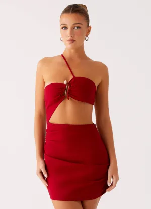 Gossip Mini Dress - Red Dreamy Flow Style Upgrade