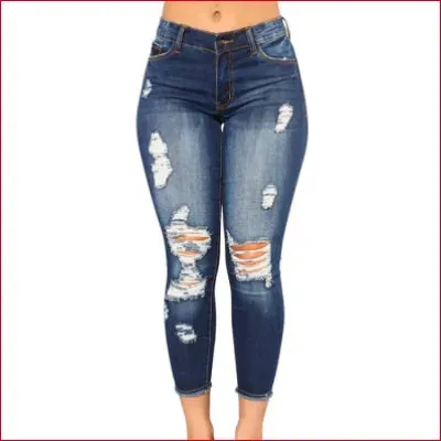 Classic Ripped Women’s Skinny Jeans