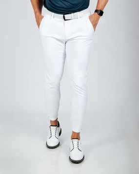 Men's White Golf Jogger Movement Comfort Comfort for All