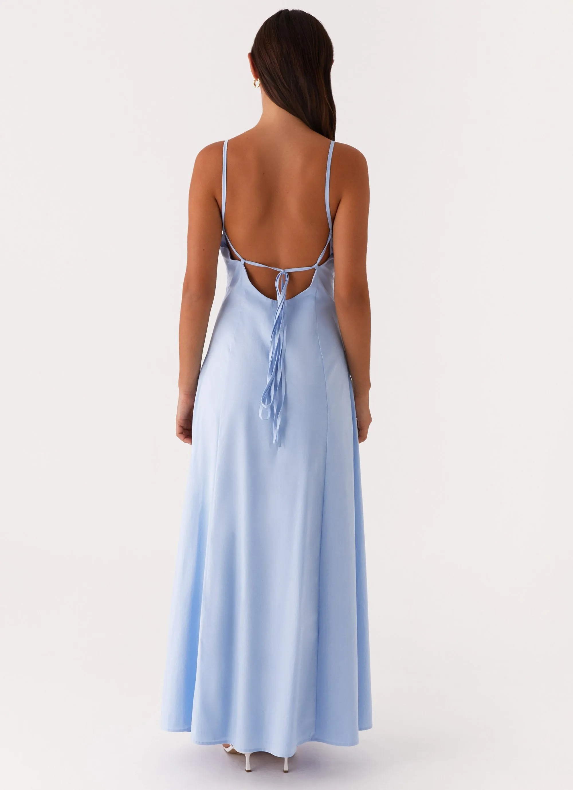 Daily Favorite Versatile Cut Clear As Day Maxi Dress - Blue
