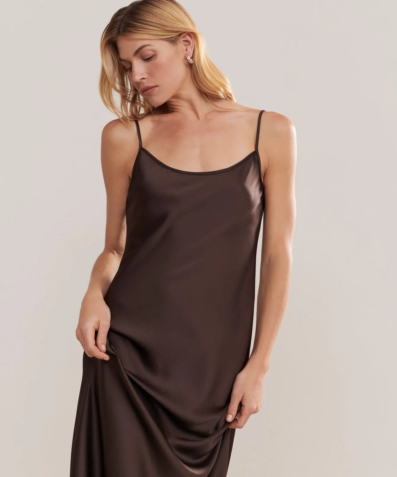 Cleo Slip Dress Skin Hug Smart and Relaxed