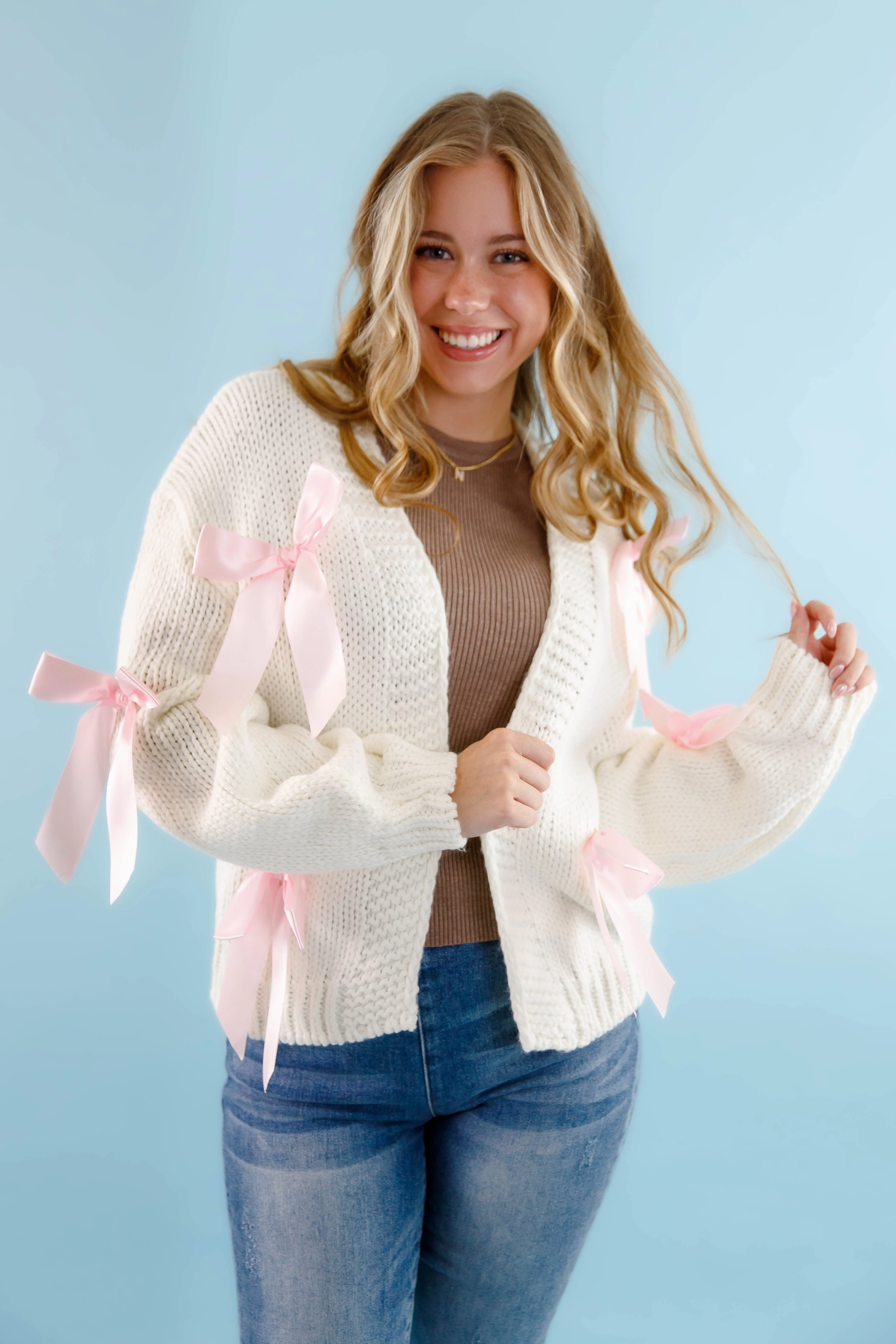 Wrinkle Resistant Texture Learn As You Go Cardigan