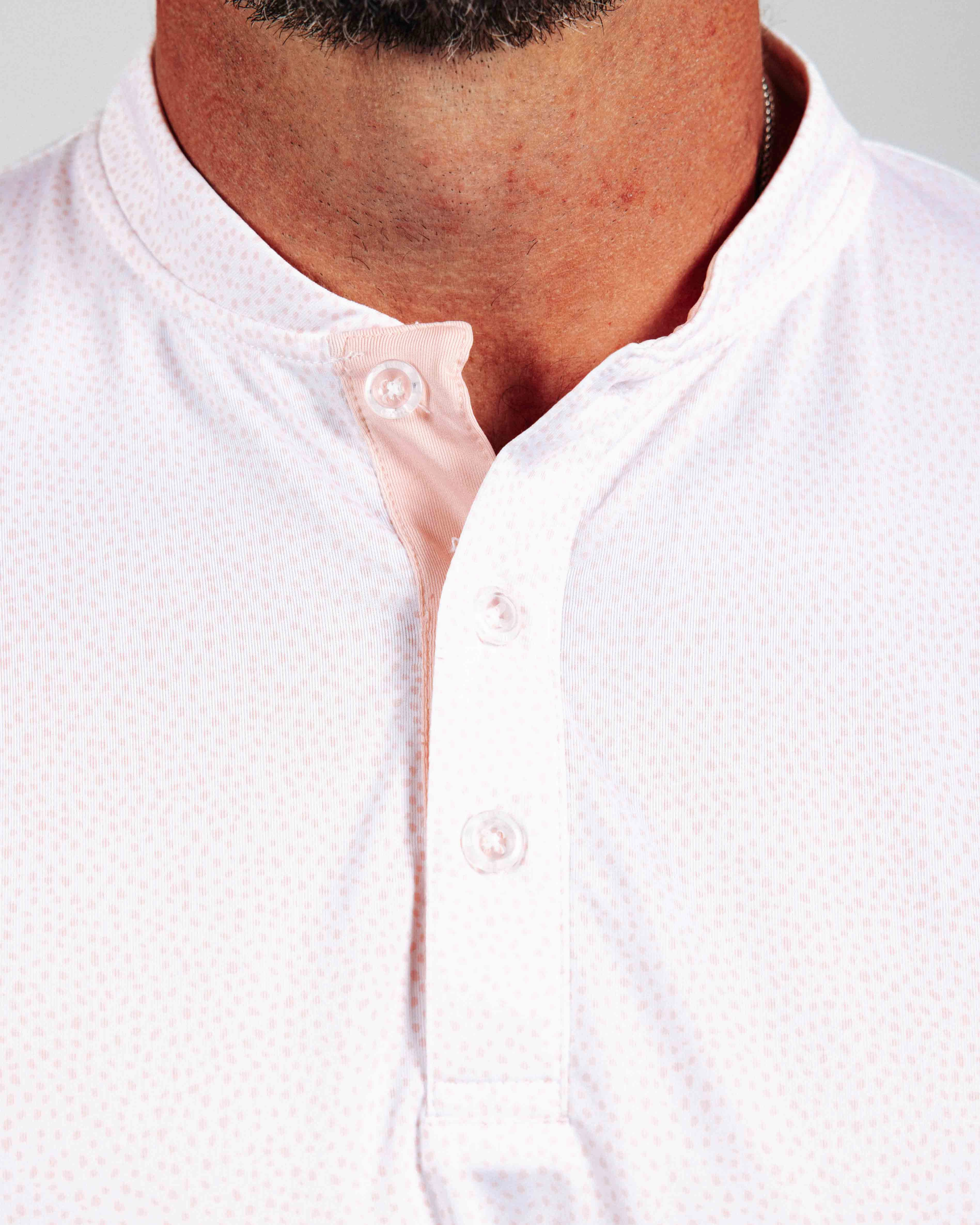 Buttery Soft Feel Pink Pebble Blade Polo