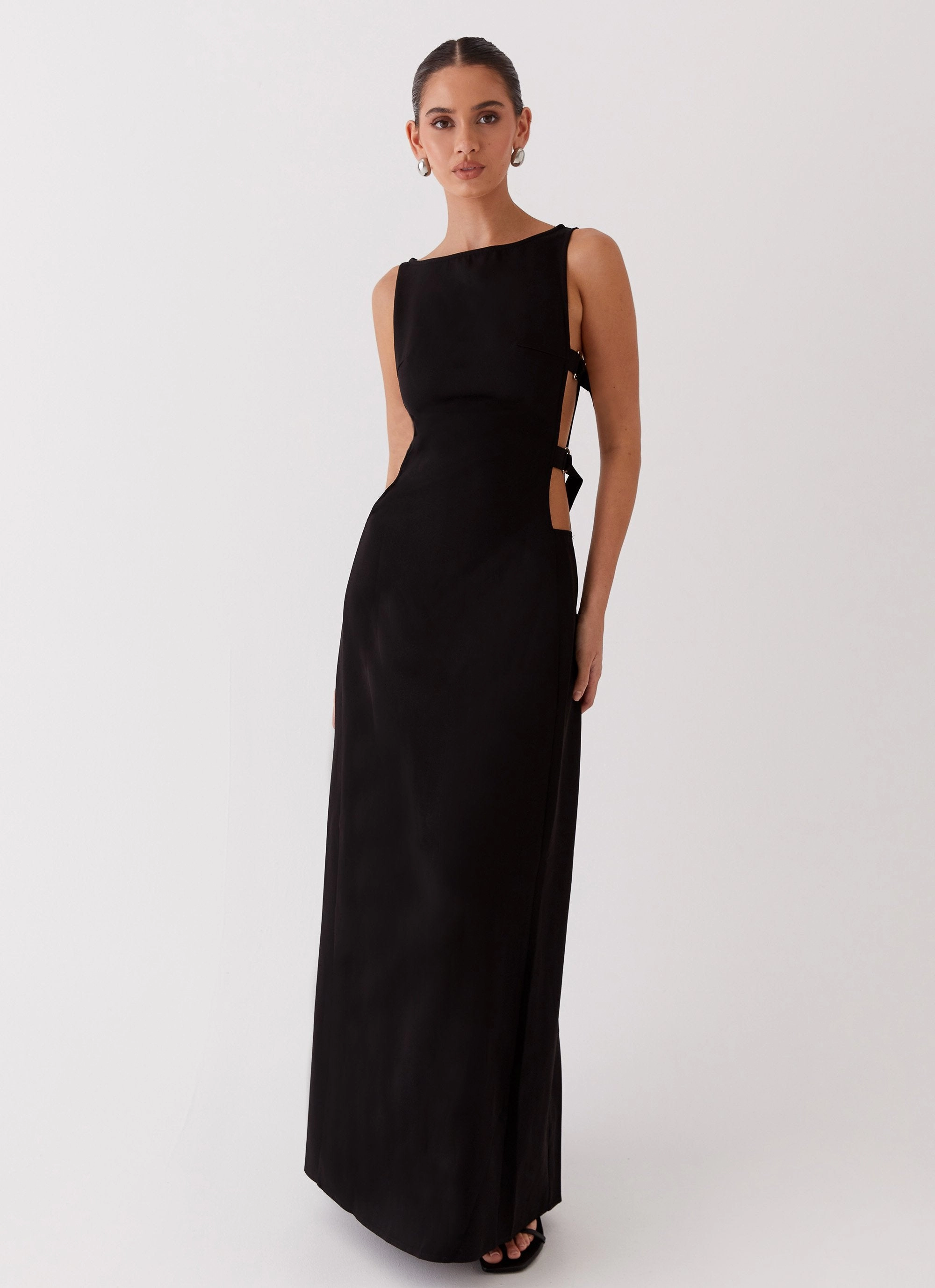 Cherish You Buckle Maxi Dress - Shadow Warm Soft