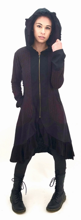 Compact Travel Friendly stand neck Geo Jacket