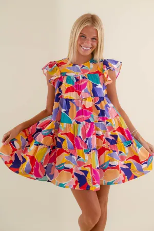 Floral Comfort Colorful Thoughts Dress