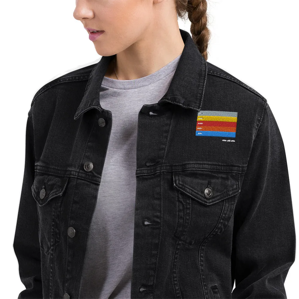 COLORFUL Unisex Denim Jacket