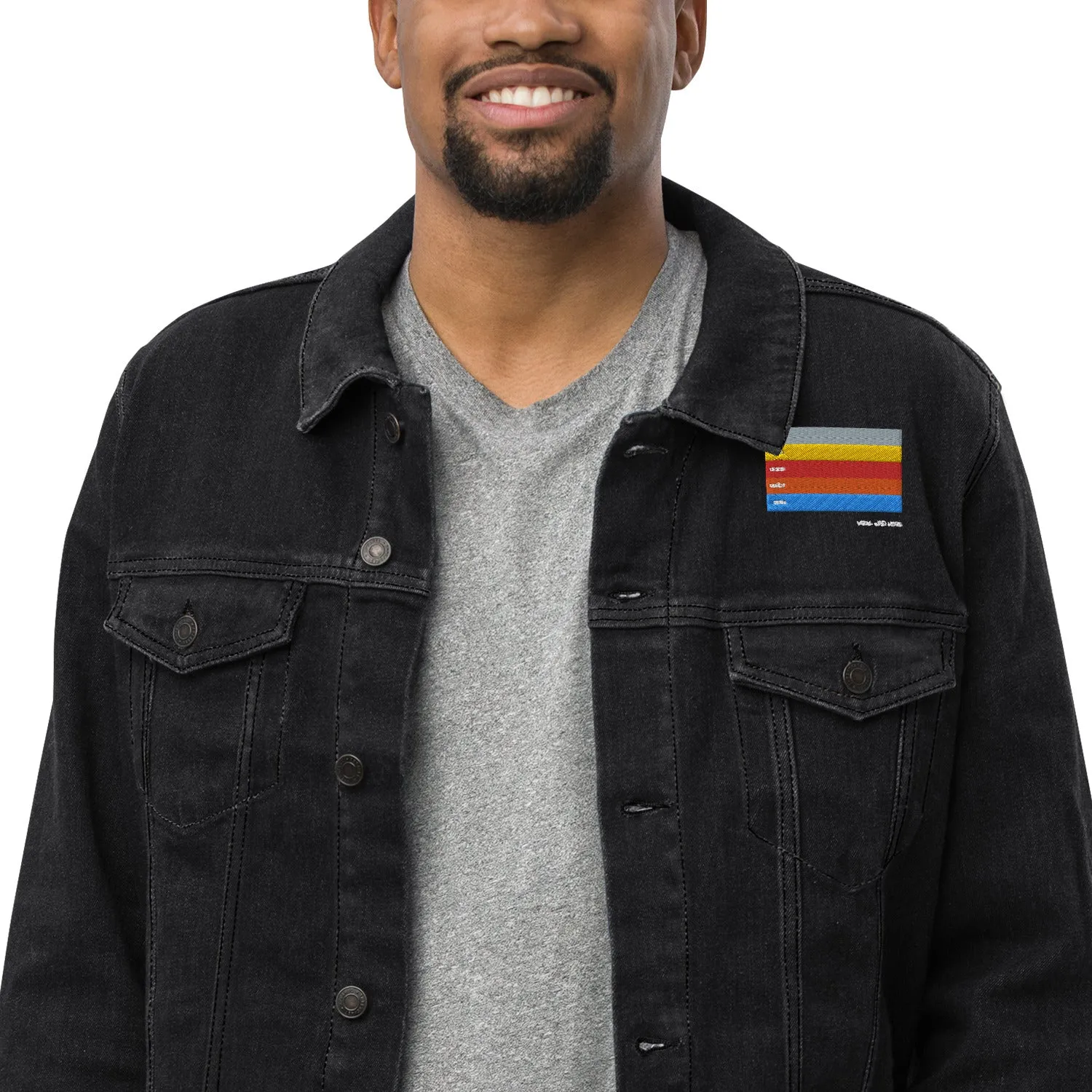 COLORFUL Unisex Denim Jacket