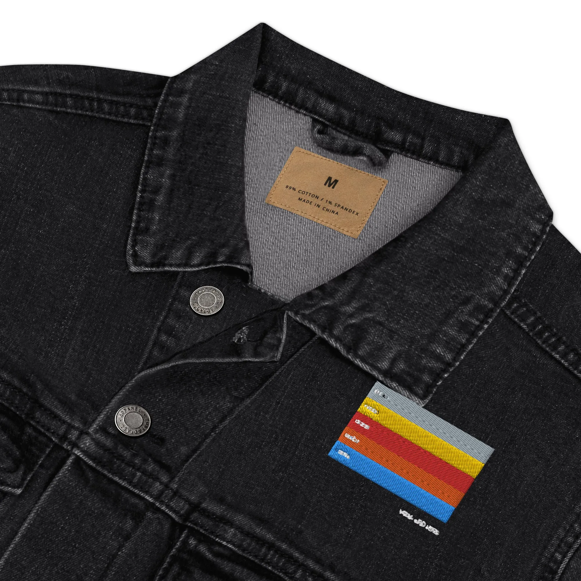 COLORFUL Unisex Denim Jacket