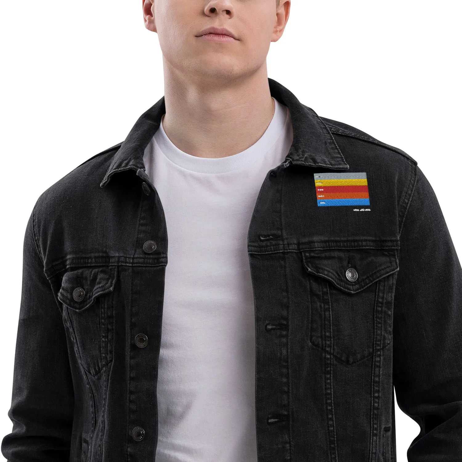 COLORFUL Unisex Denim Jacket