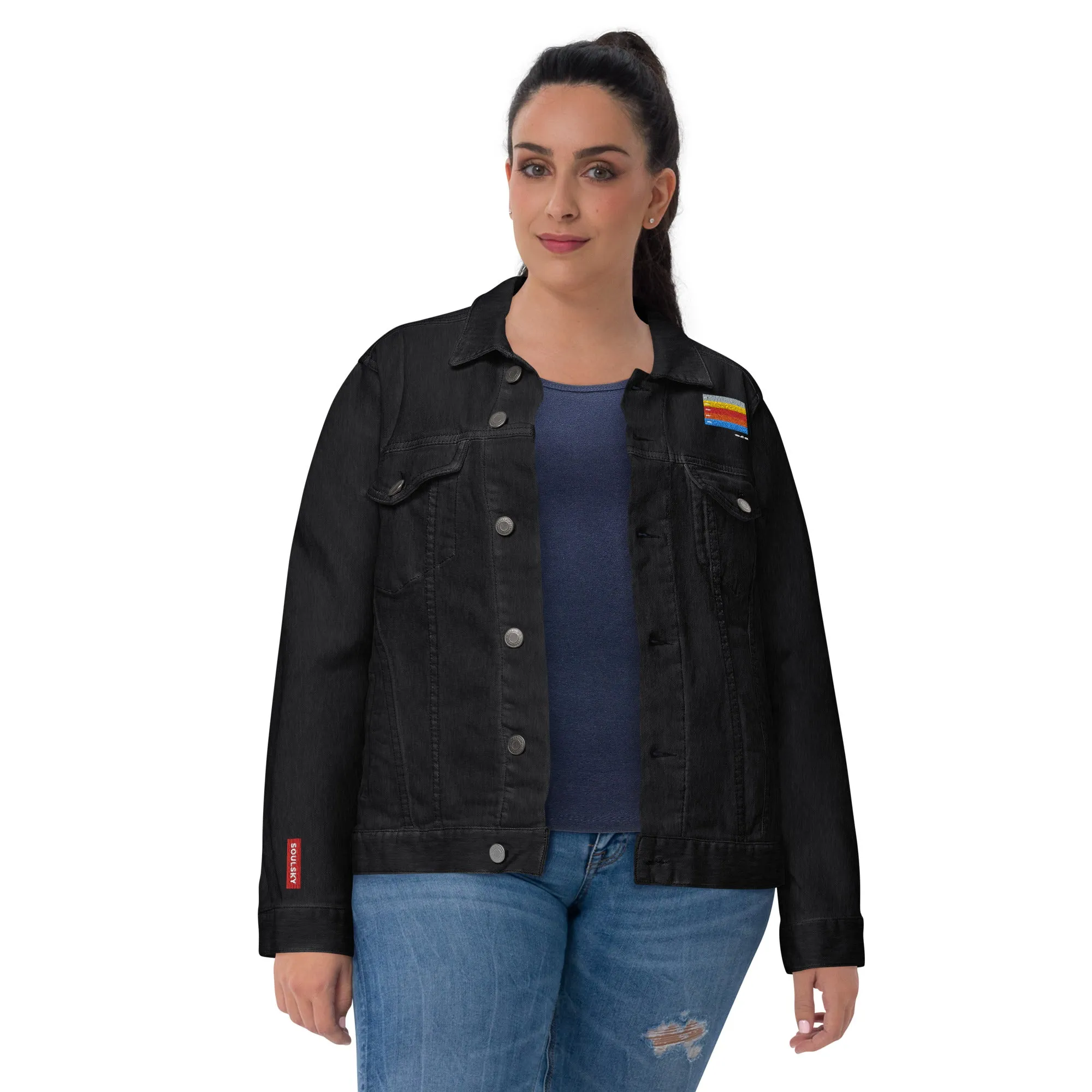 COLORFUL Unisex Denim Jacket