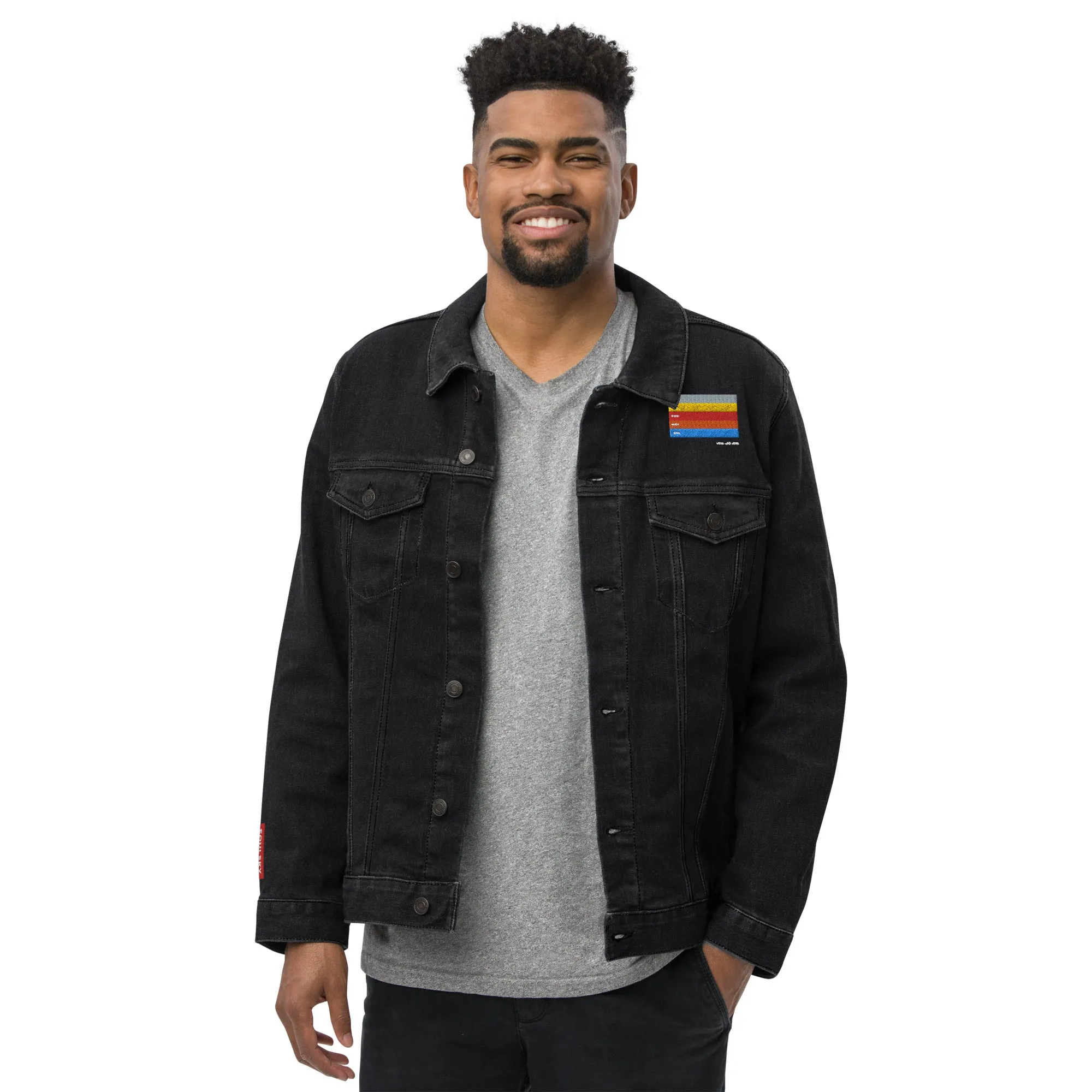 COLORFUL Unisex Denim Jacket