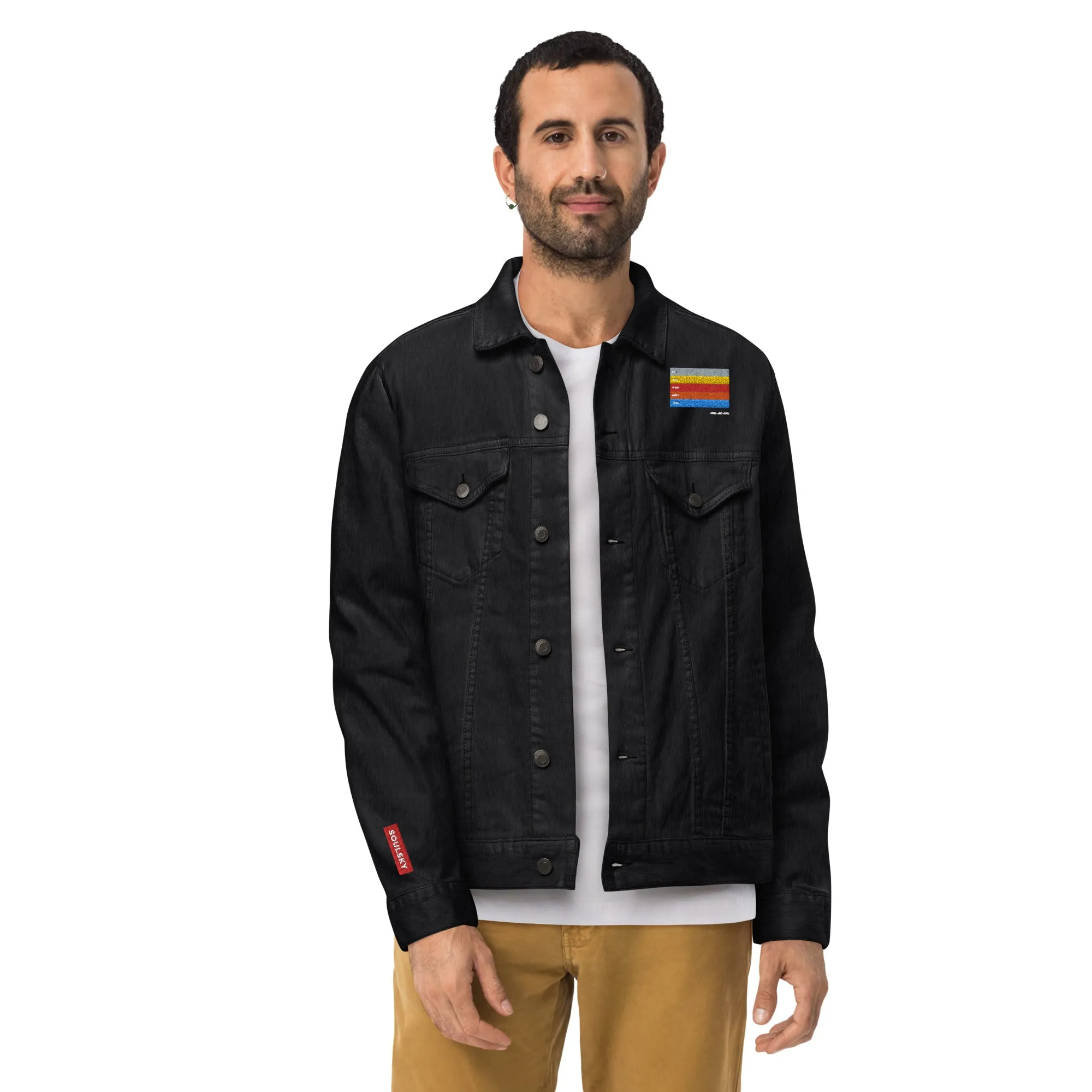 COLORFUL Unisex Denim Jacket