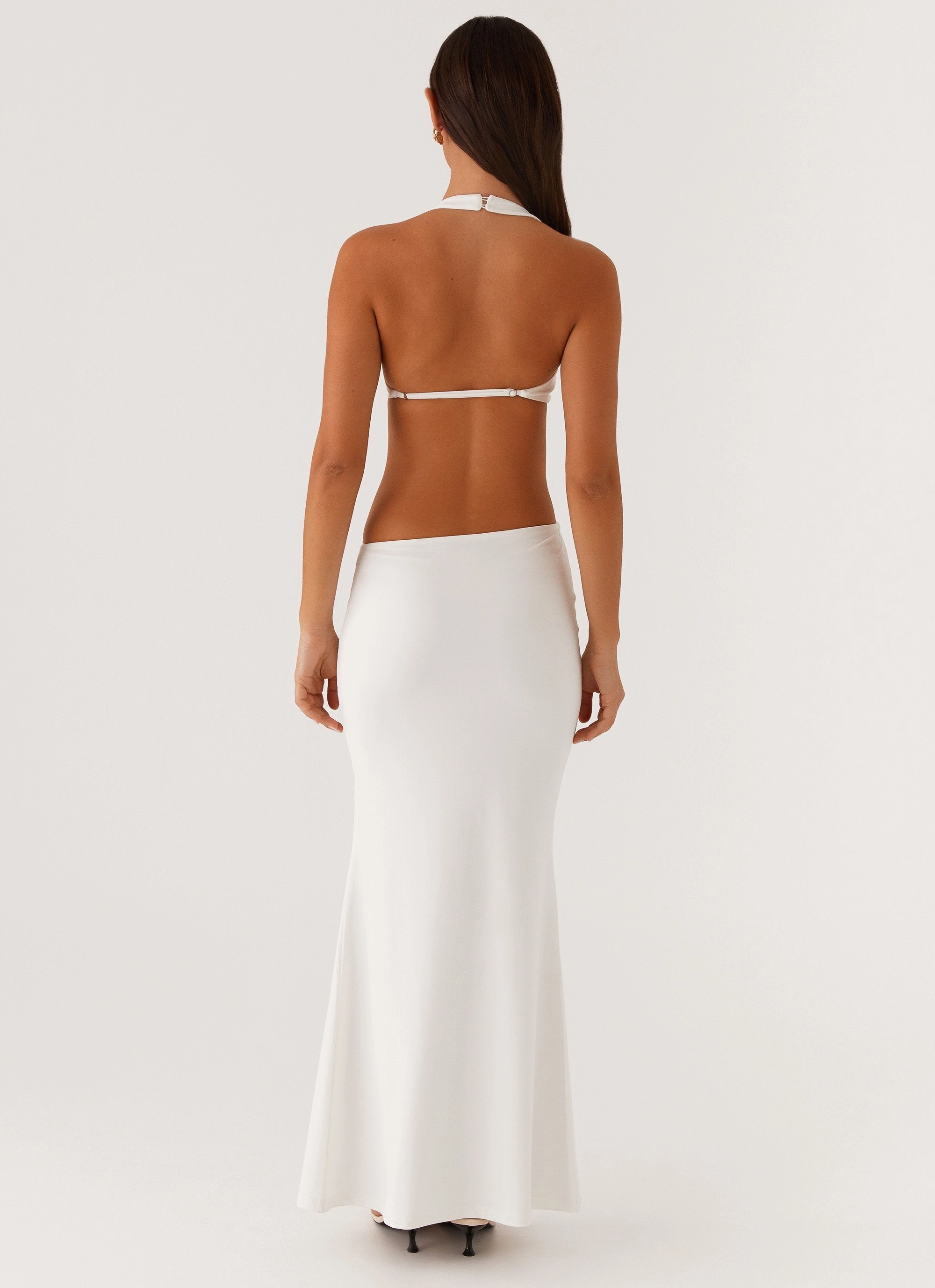 Easy Layering Evening Glow World Series Maxi Dress - White