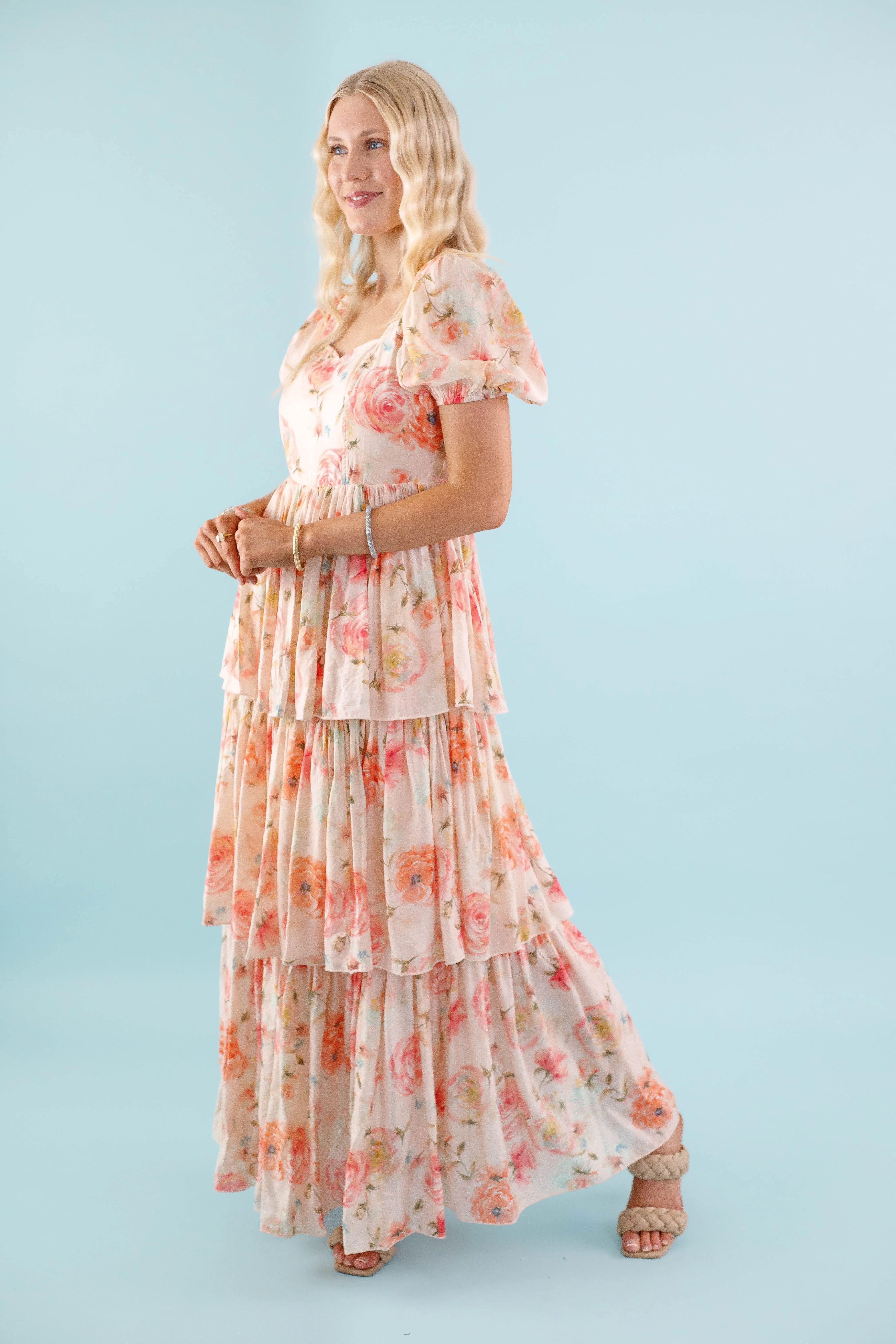 Easy Elegance ConvertibleNeckline Blessings For You Maxi Dress
