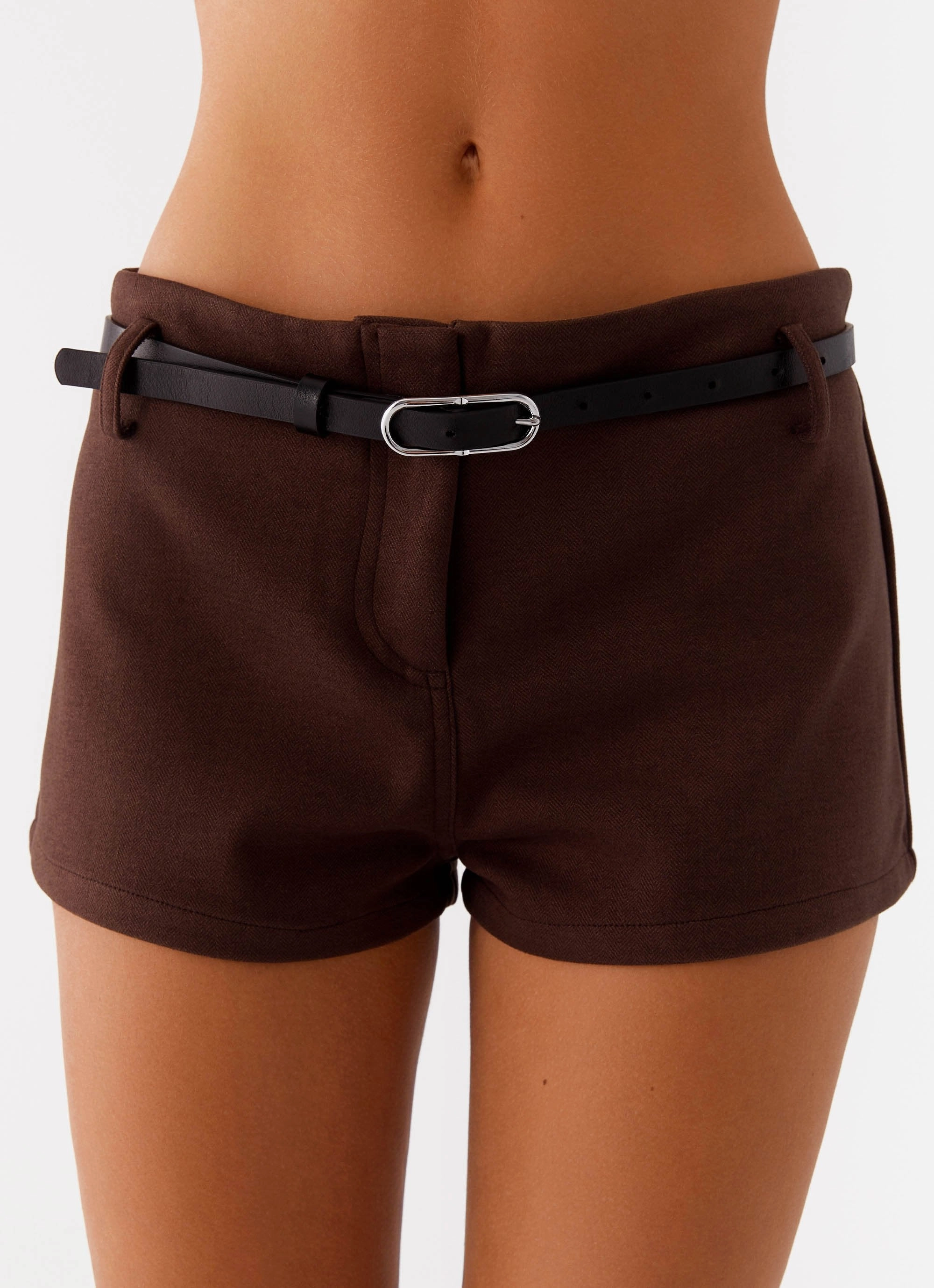 Comfort Layer Wear Performance Stretch Curfew Micro Short - Chocolate